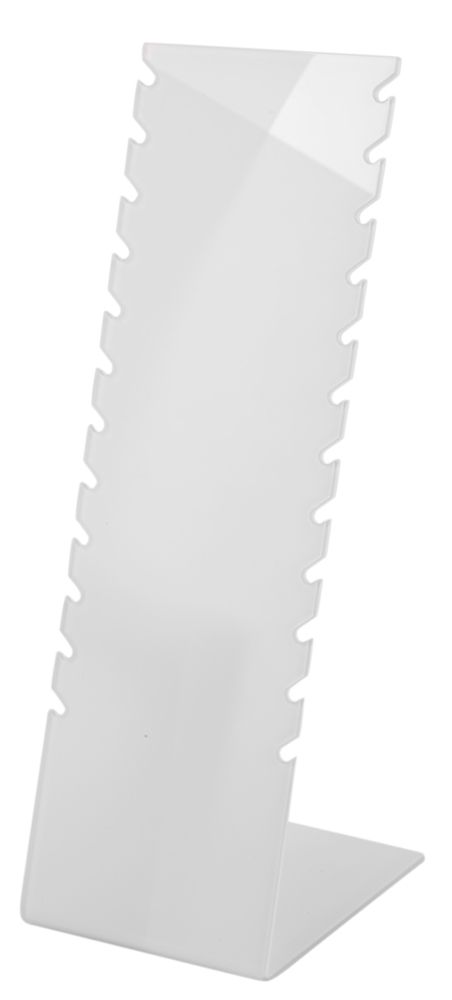 Acryl Aufsteller für 12 Ketten (Dekoserie Shiny), 24 cm, weiß