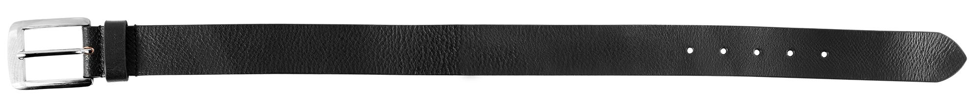 Leonardo Verrelli Echtledergürtel, schwarz, Bundweite 90 cm, 2.Wahl
