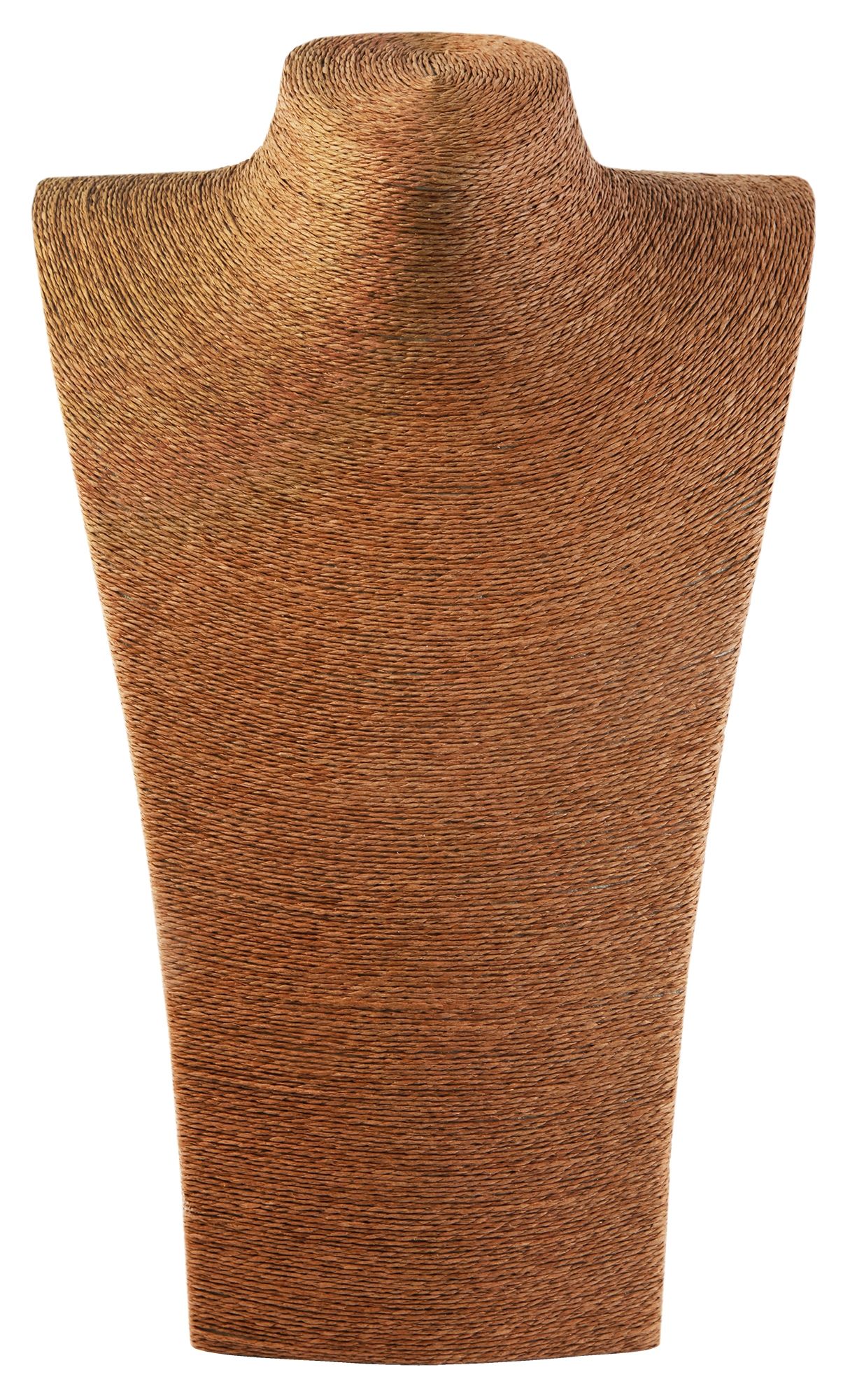 Büste, Bastfaser, hellbraun, 36 cm x 23 cm