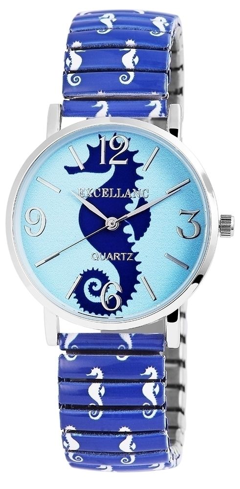 Excellanc Damenarmbanduhr mit Edelstahlzugband