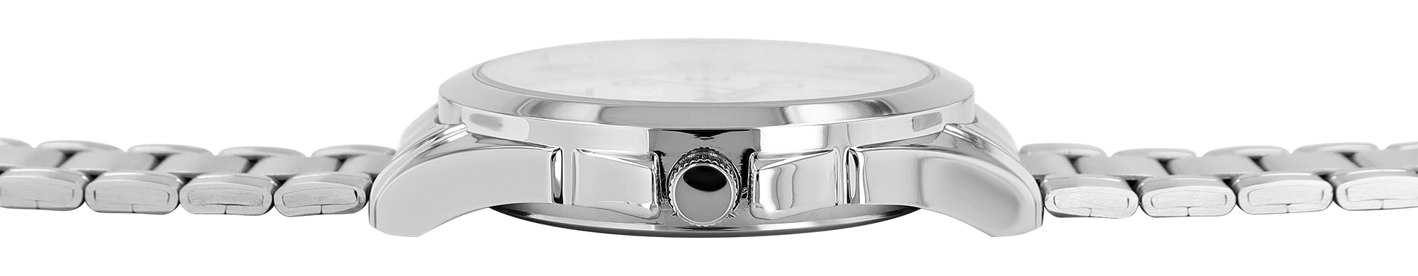 Q&Q Herrenuhr mit Edelstahlband, 3 BAR, silberfarben