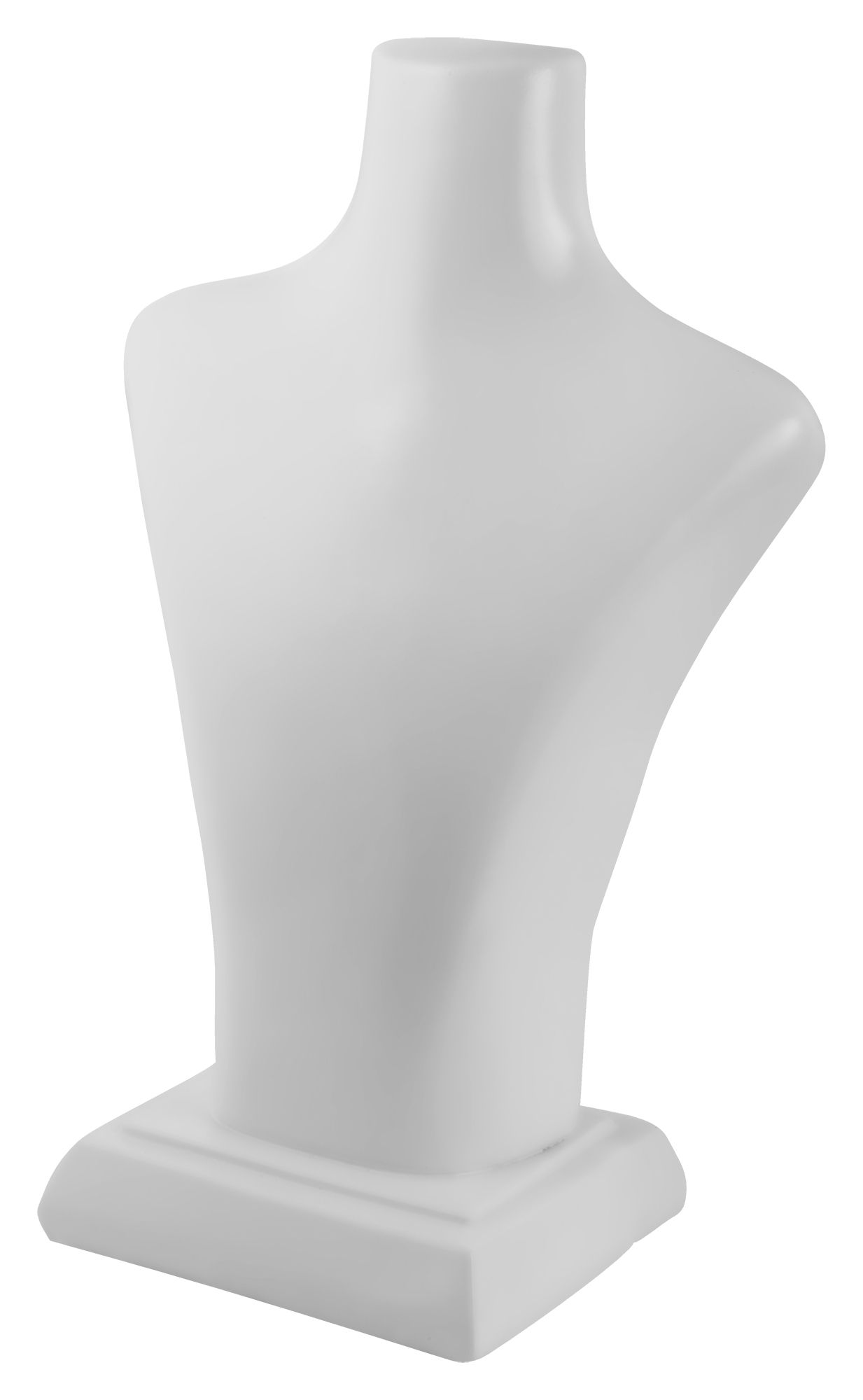 Büste, Kunststoff, 27,5 cm x 18 cm x 10 cm, Weiß