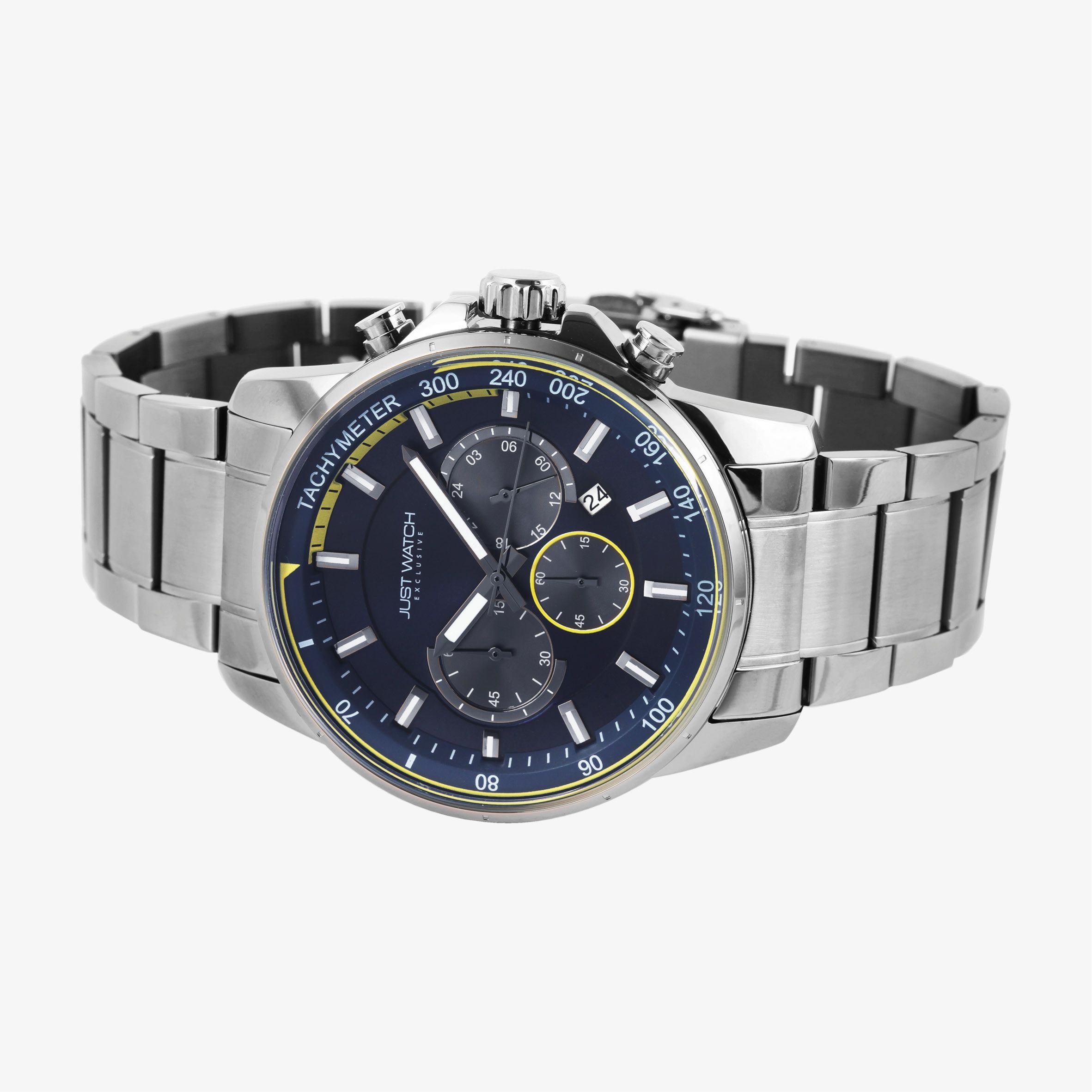 JUST WATCH EXCLUSIVE JW114 Herren Chronograph mit Edelstahlband