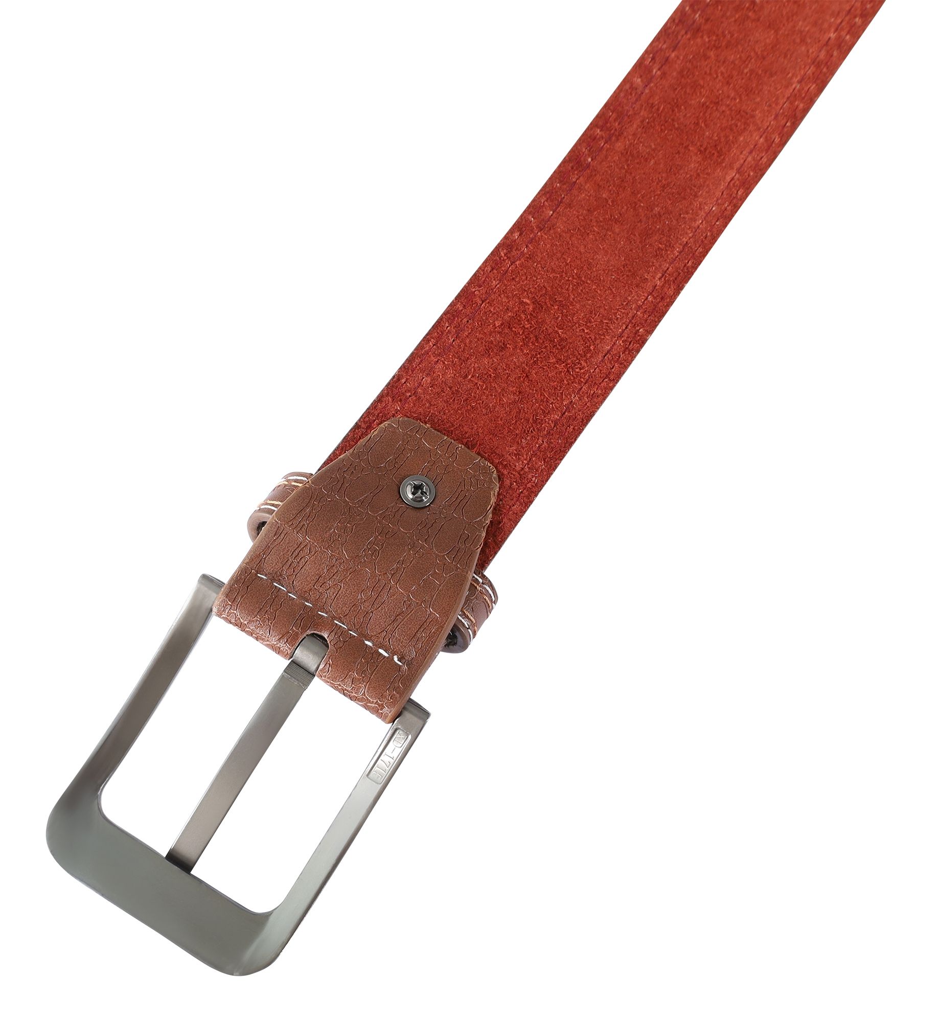Gürtel aus Oberseite Lederimitat und Unterseite Echt Leder, VE 12, 1x Gr. 90 cm, 3x Gr. 100 cm, 4x 110 cm, 4x 120 cm, braun