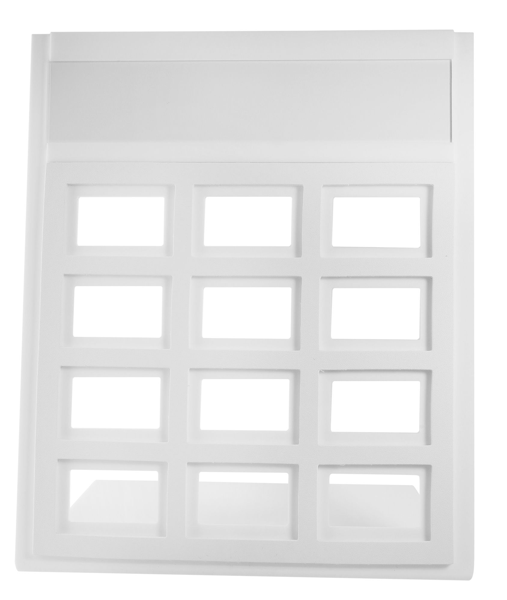 Schmuckdisplay aus Kunststoff in weiß 25 x 22 x 10 cm (für Schmuckkarten 7600034)