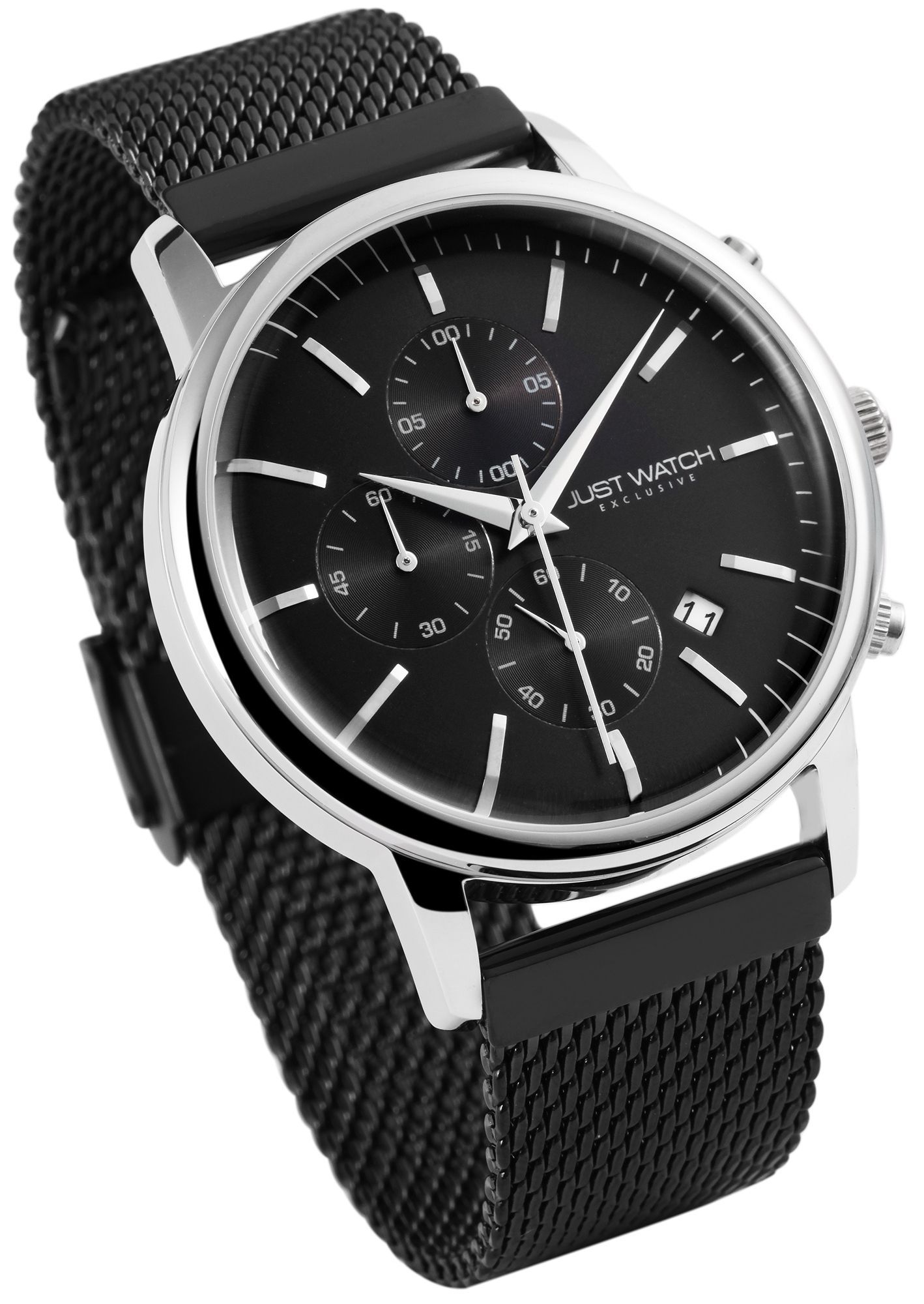 Just Watch Exclusive Herren Chronograph mit Edelstahlband