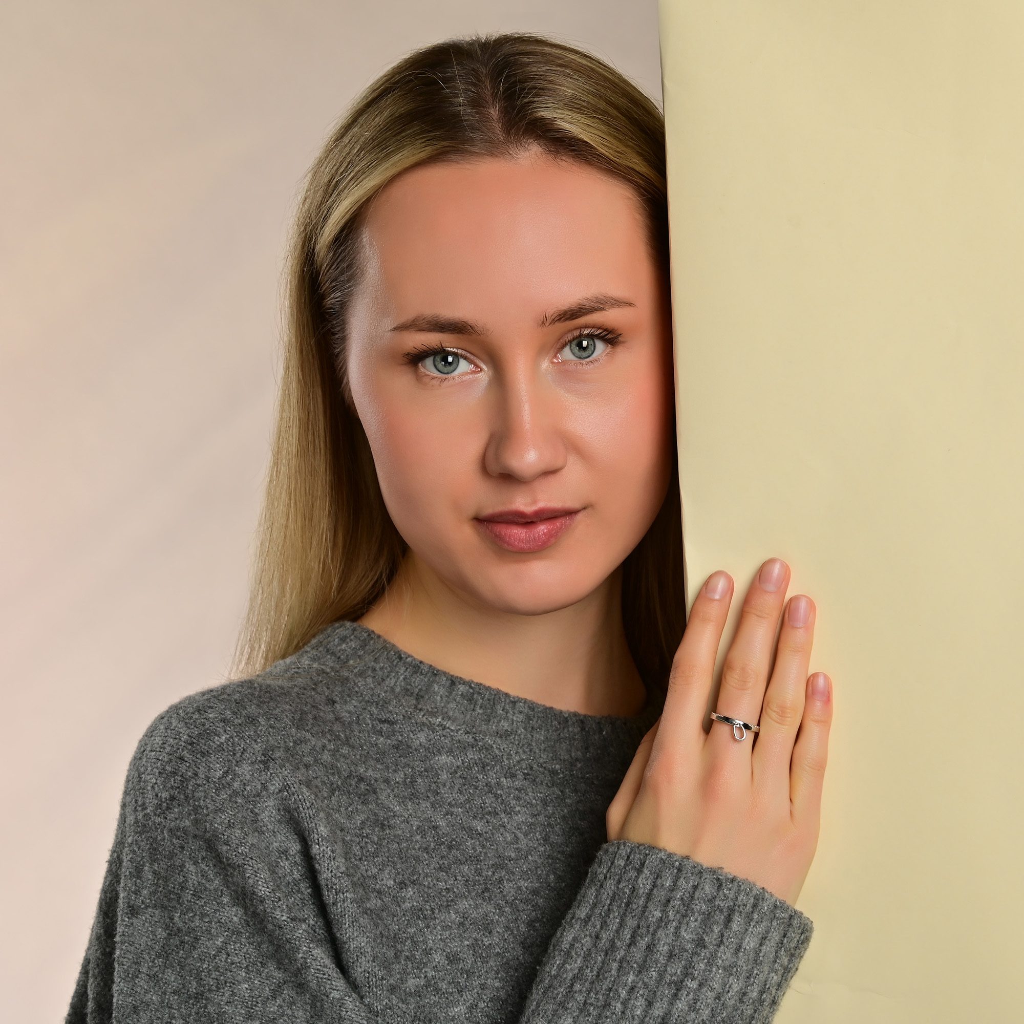 "Lupita" 925/rh Echt Silber Anhänger (ohne Kette), rund, Zirkoniabesatz