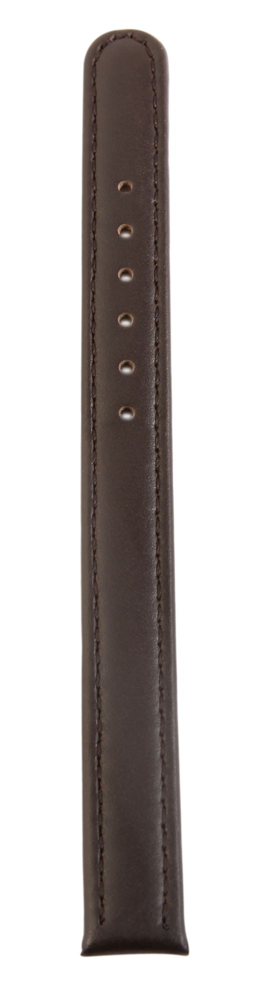Basic Echtleder Armband in dunkelbraun, glatt, flach, 16 mm, VE 12