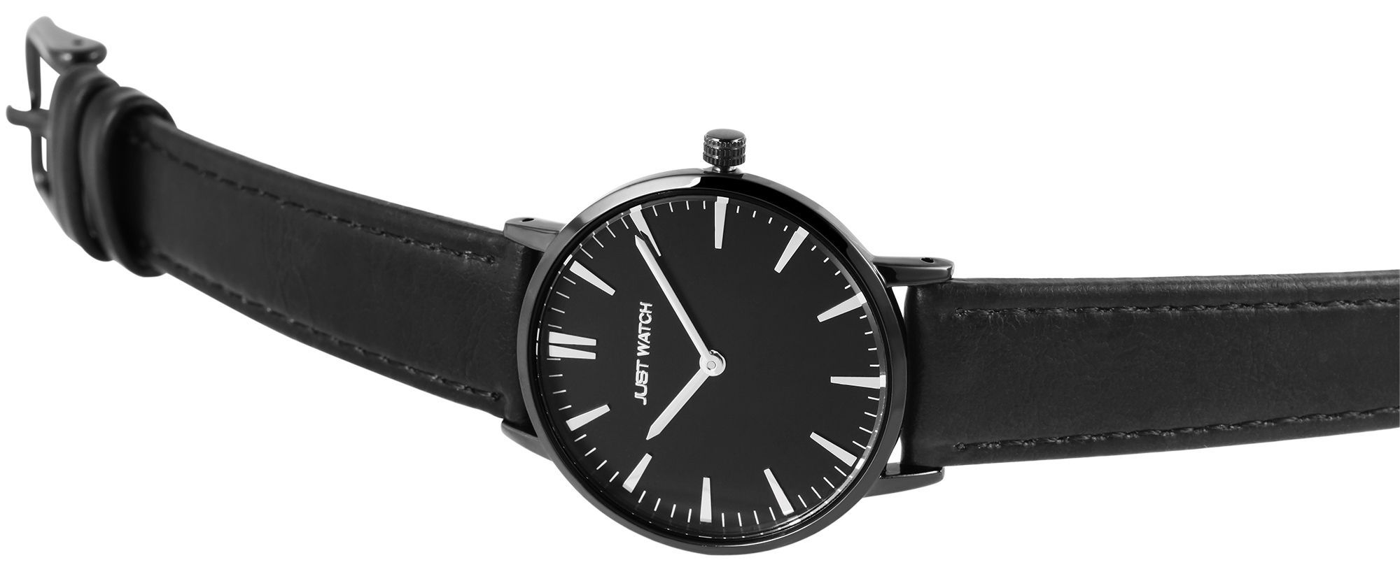Just Watch Damenarmbanduhr mit Echtlederband