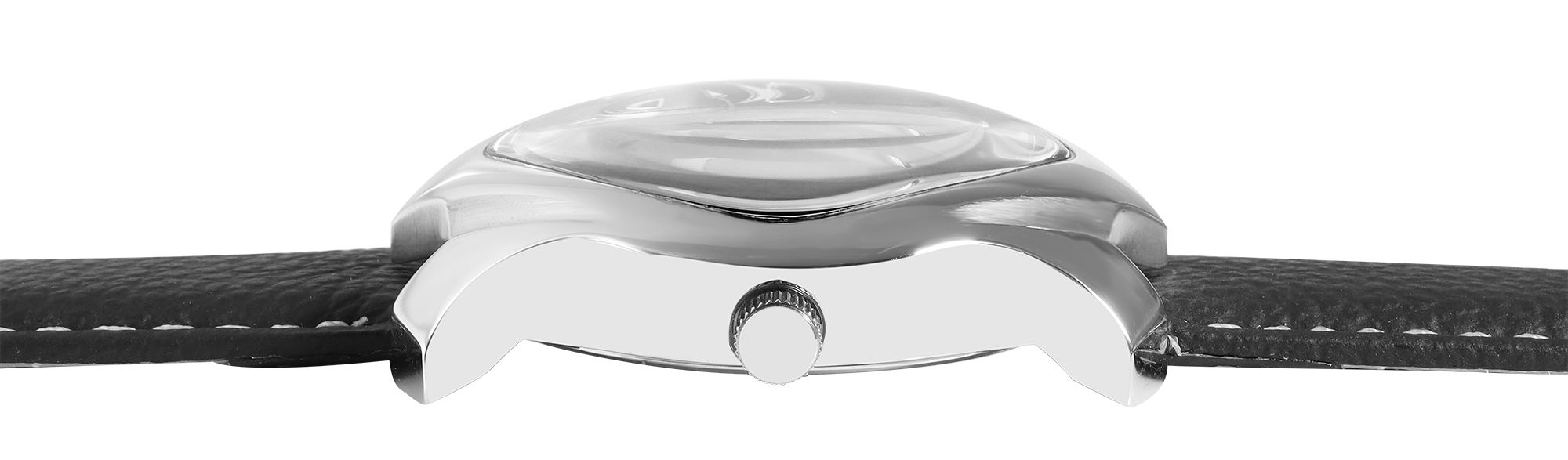 Flair Herrenuhr mit Echtlederarmband, Datumsanzeige, 5 ATM