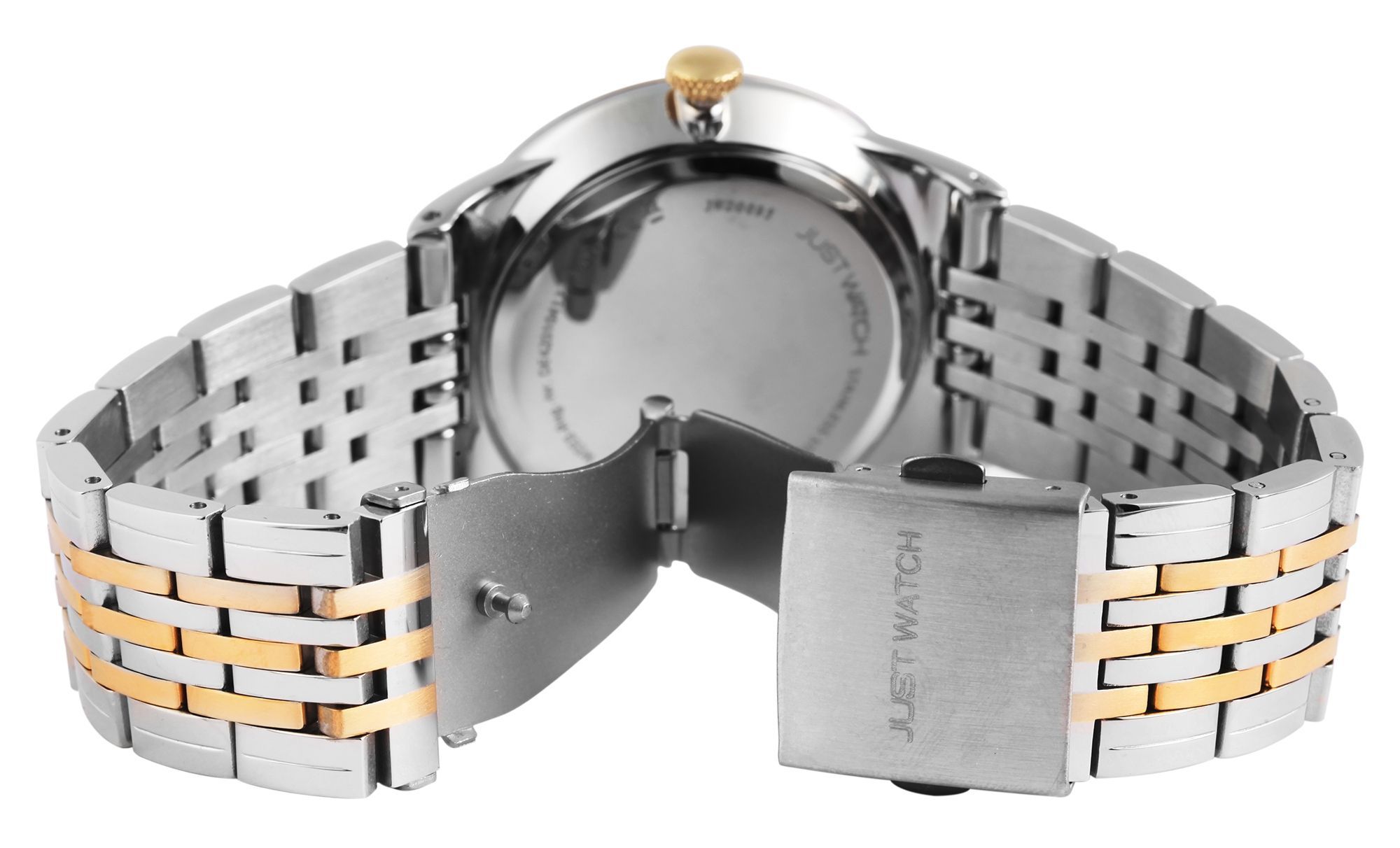 Just Watch Unisexuhr mit Edelstahlarmband, bicolor