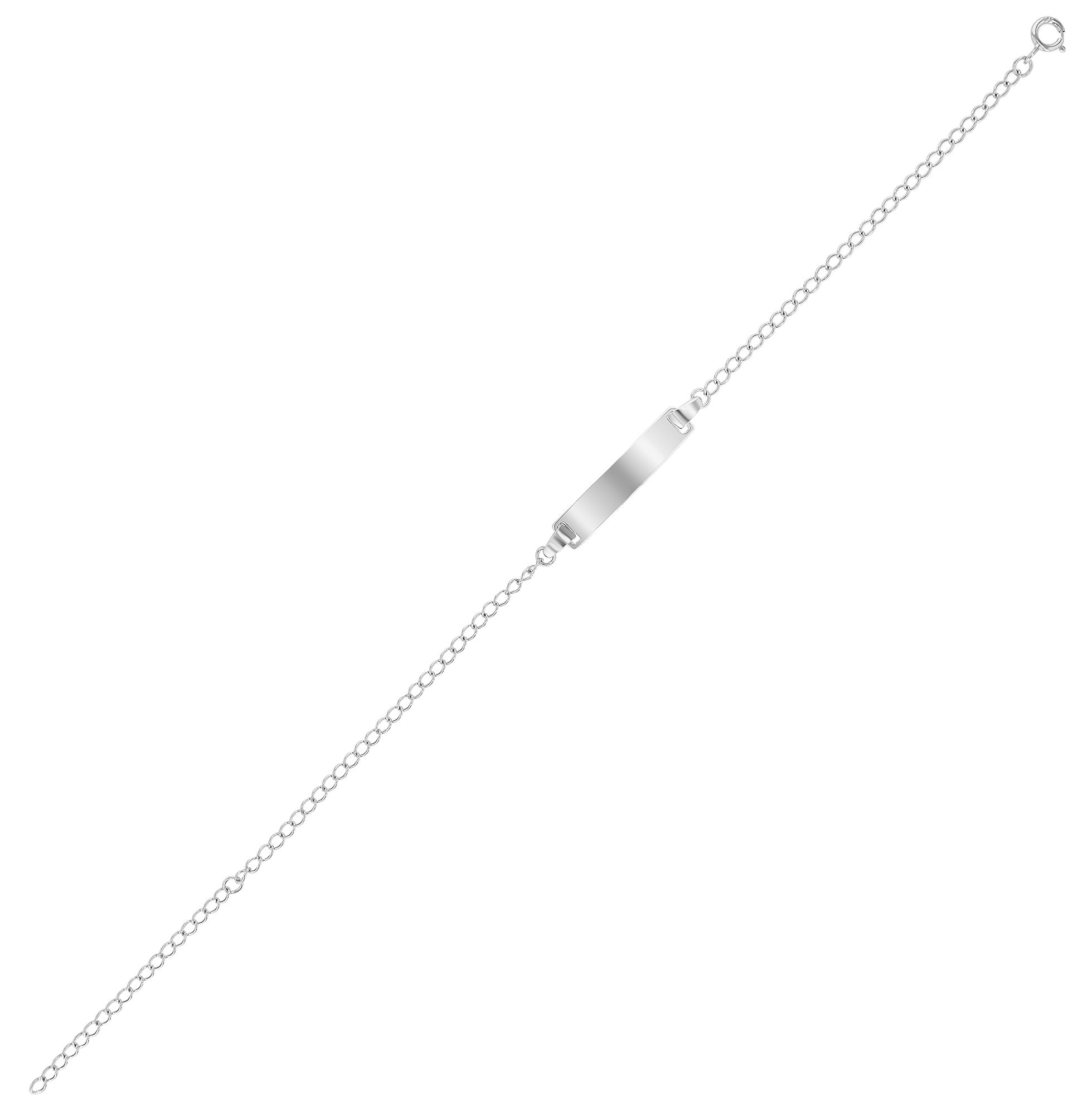 "Biserka" 925/- Echt Silber, Ident-Armband/ Gravurarmband, rh., Erwachsene