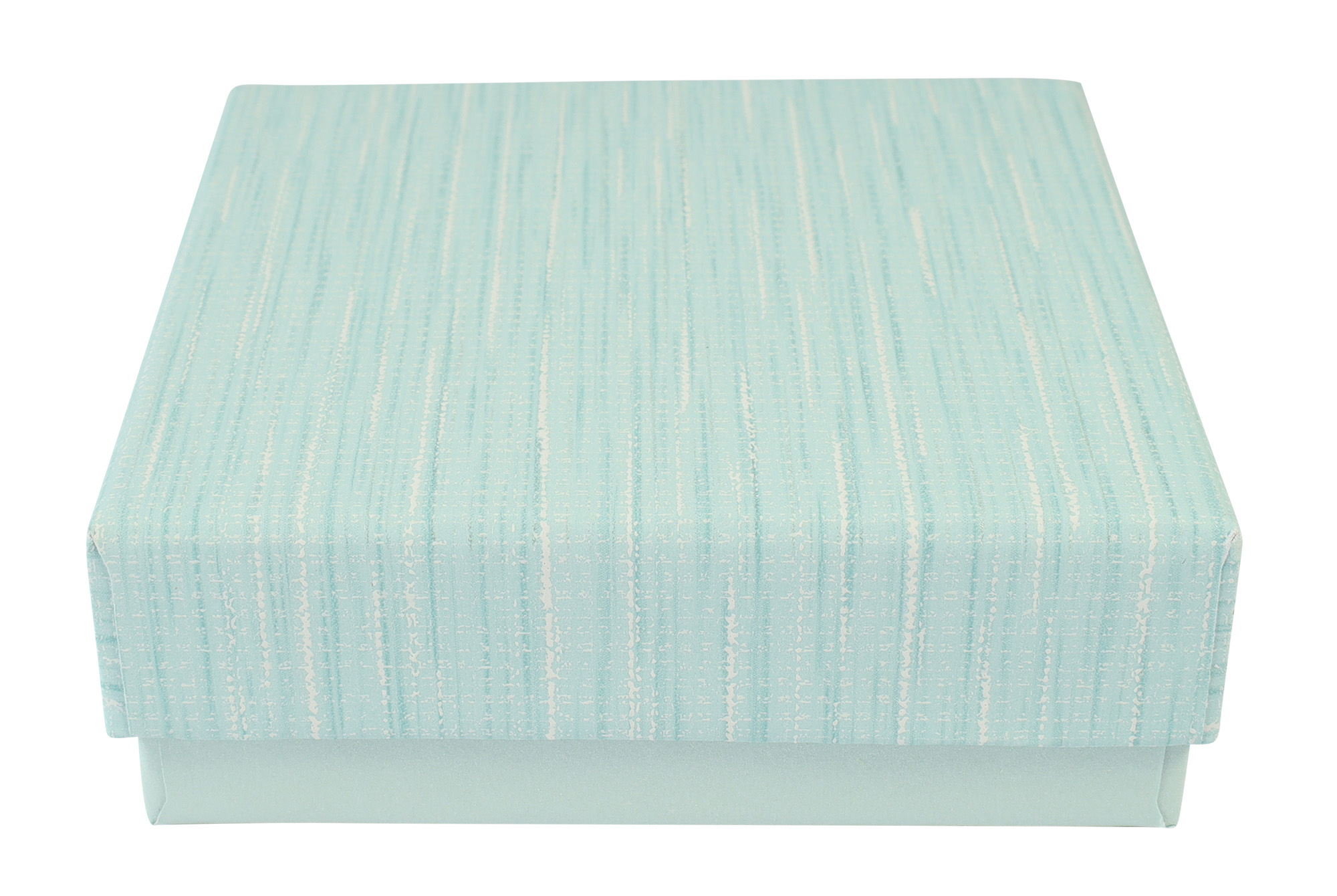 Papp Schmuckboxen, hellblau, VE12, 9 x 9 cm