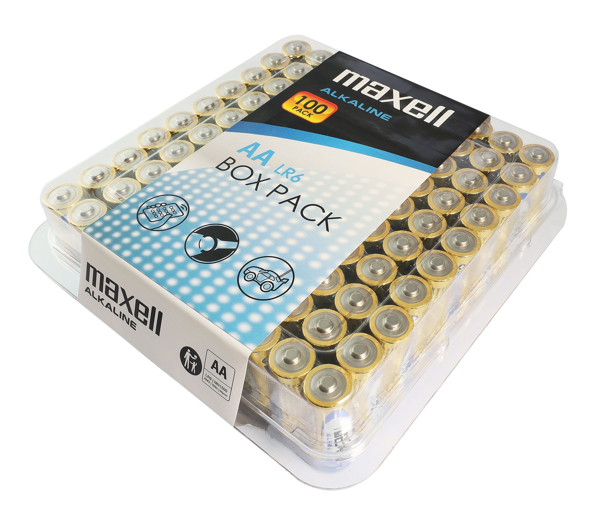 Maxell Alkaline LR03/LR6 im 100er Paket