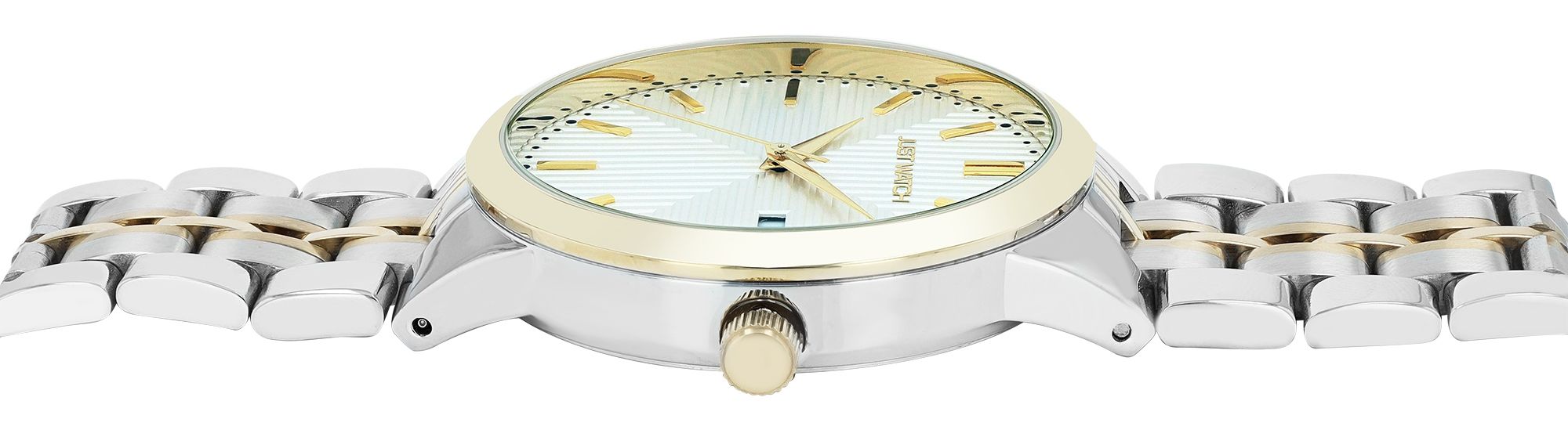 Just Watch Unisexuhr mit Edelstahlarmband, bicolor