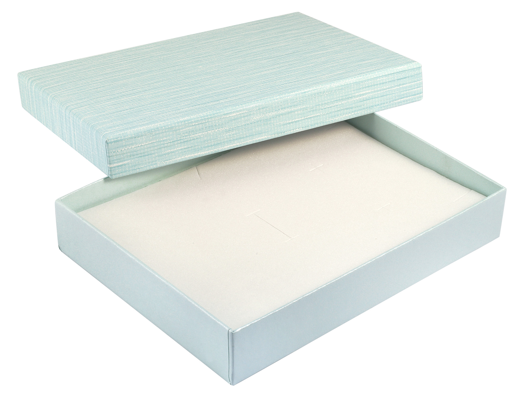 Papp Schmuckboxen, hellblau, VE12, 16 x 12 cm