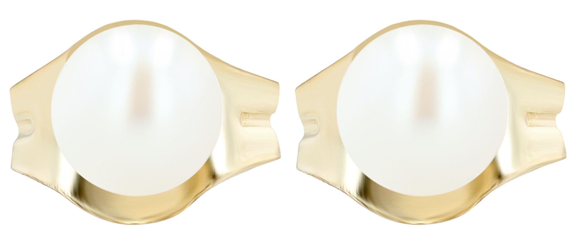 333/- Gold "Kalila" Ohrstecker mit Perle Ø 3mm, Gelbgold, 8 Karat