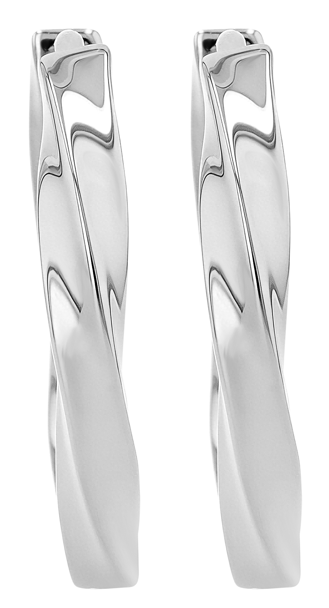 Sif Jakobs Jewellery 925/- Echt Silber Creolen "Ferrara Medio Pianura" Ø 13 mm, rhodiniert