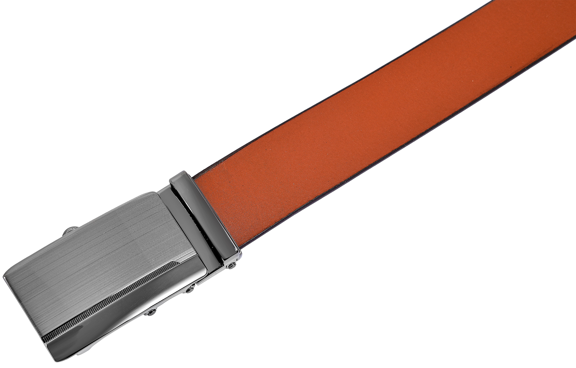 Leonardo Verrelli Echtleder Automatik-Gürtel, max. 100 cm/ 35 mm, braun (tan) - kürzbar