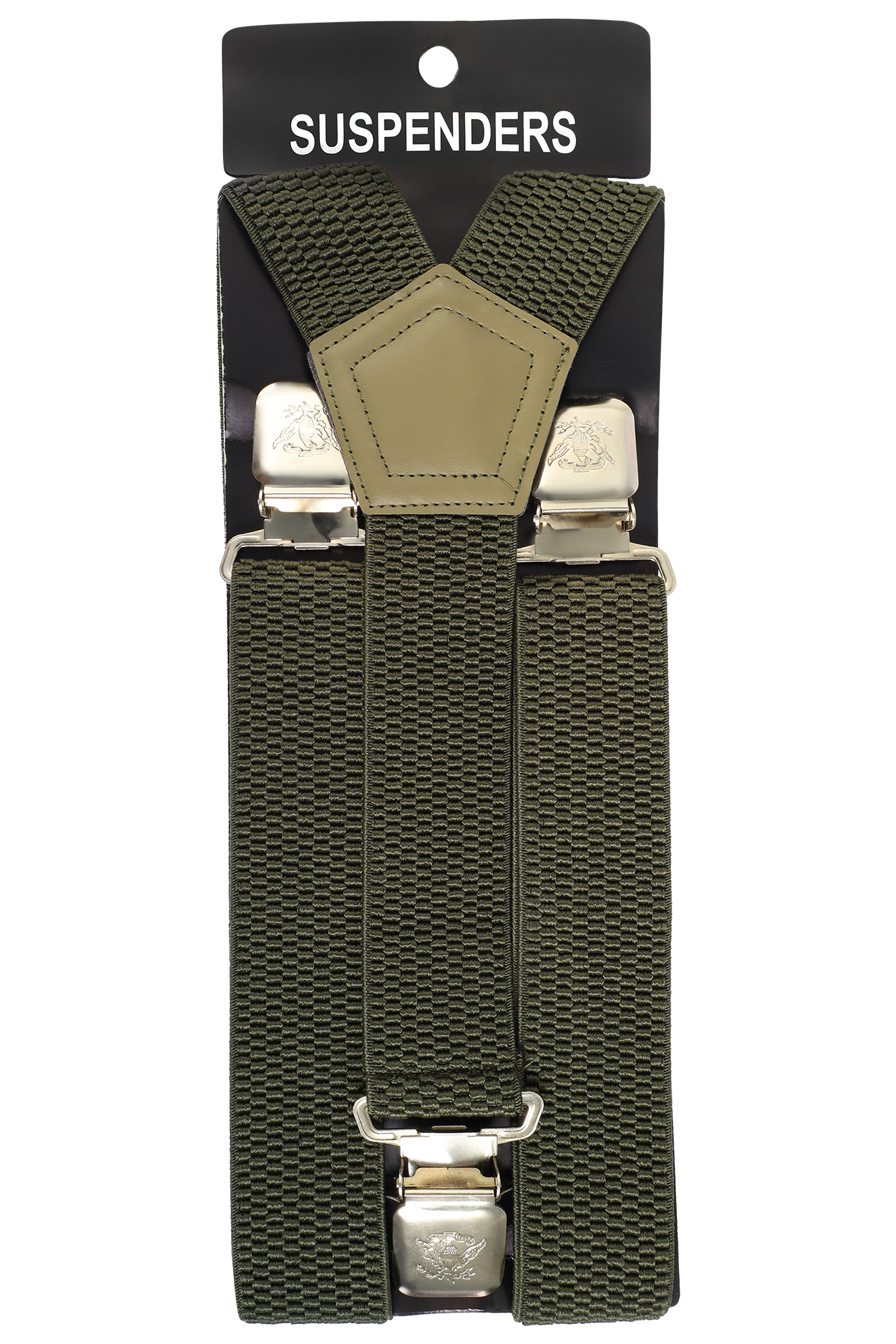 Hosenträger, 110 cm, elastisch, grün