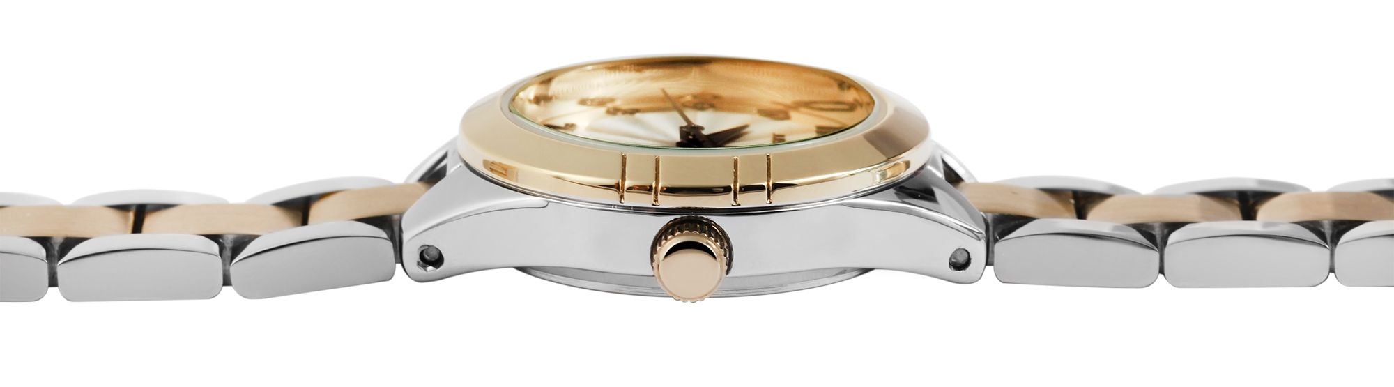 Just Watch Damenuhr mit Edelstahlarmband, silber- & goldfarben