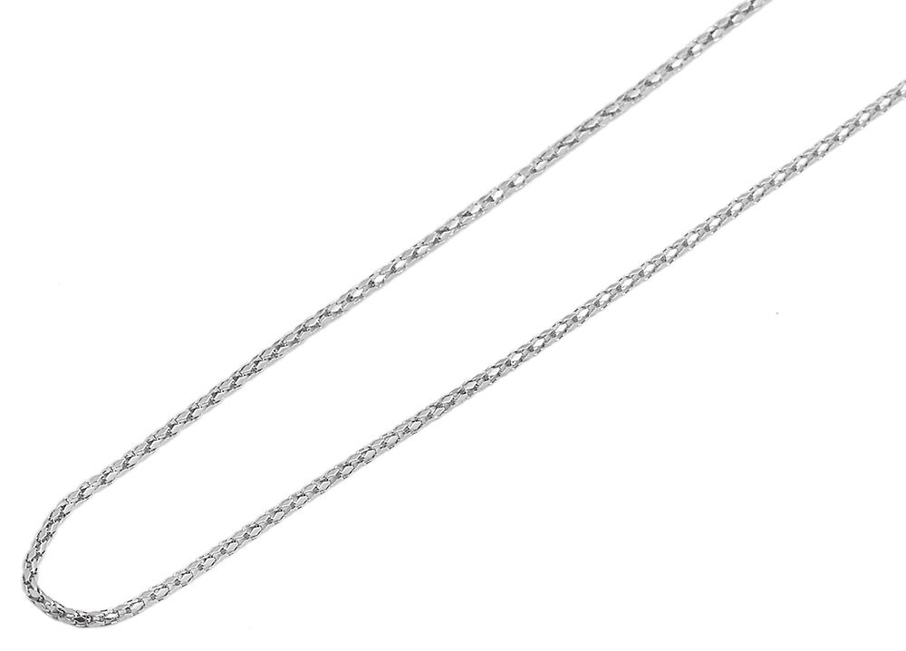 "Max", Akzent Koreanerkette aus Edelstahl, silberfarbig, Stärke 2mm