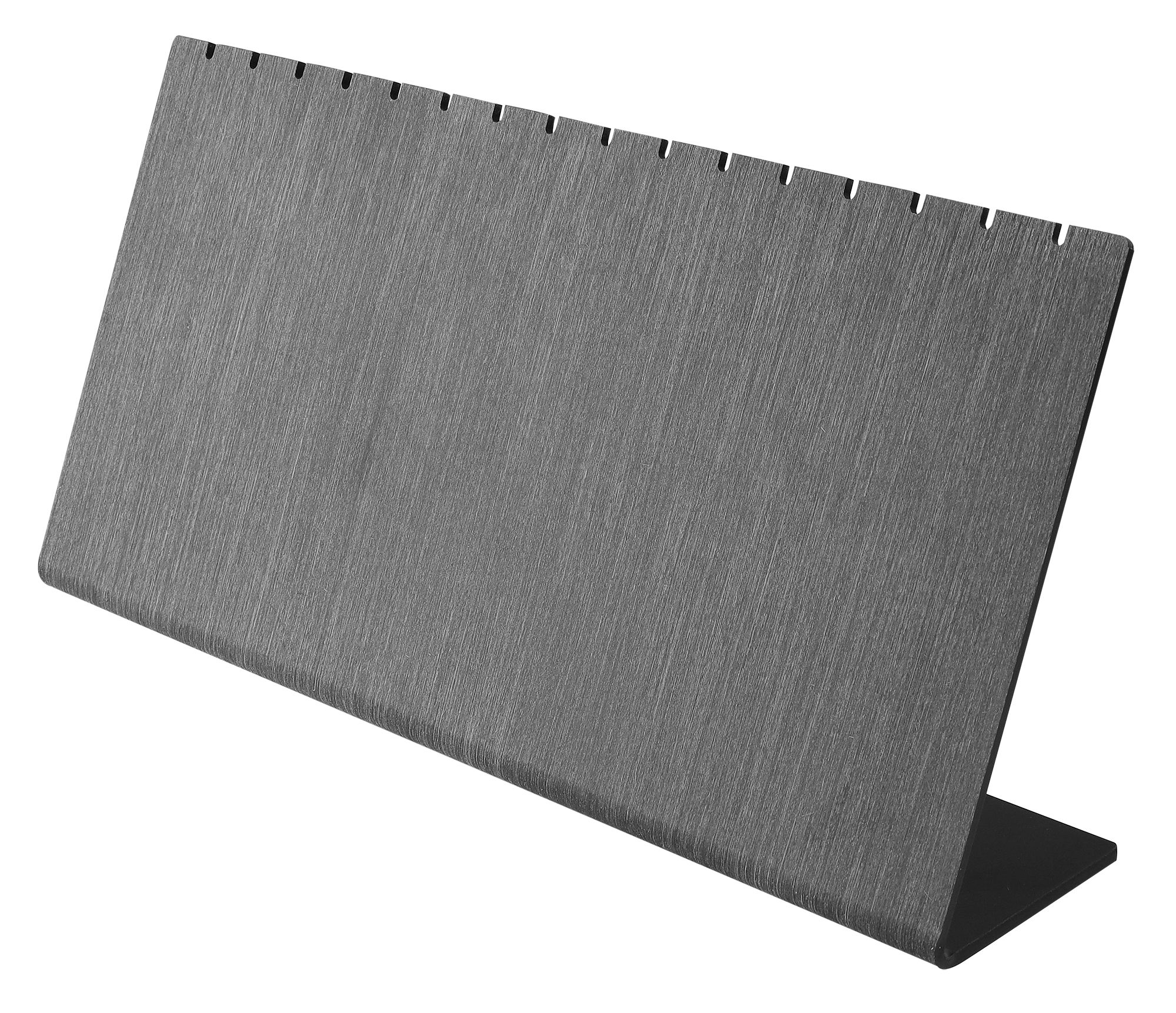 Display für Ketten, 25,5 cm x 12,5 cm x 6 cm, grau