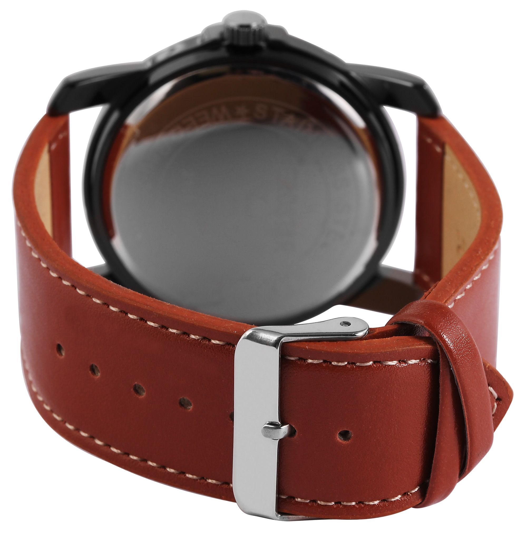 Aerostar Herrenuhr mit Lederimitationsarmband