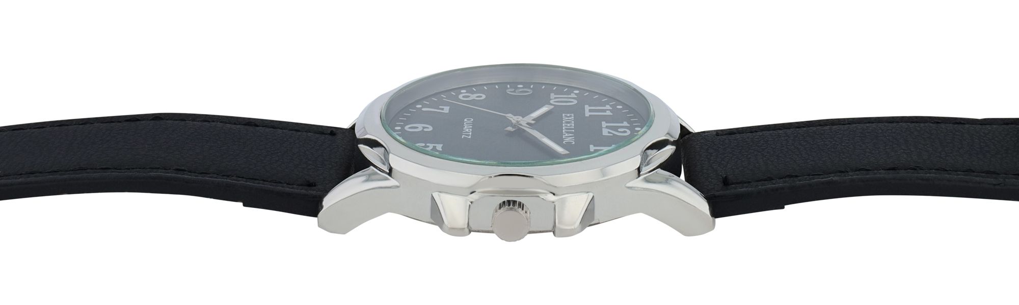 Excellanc Herrenuhr mit Lederimitationsarmband, verschiedene Farben