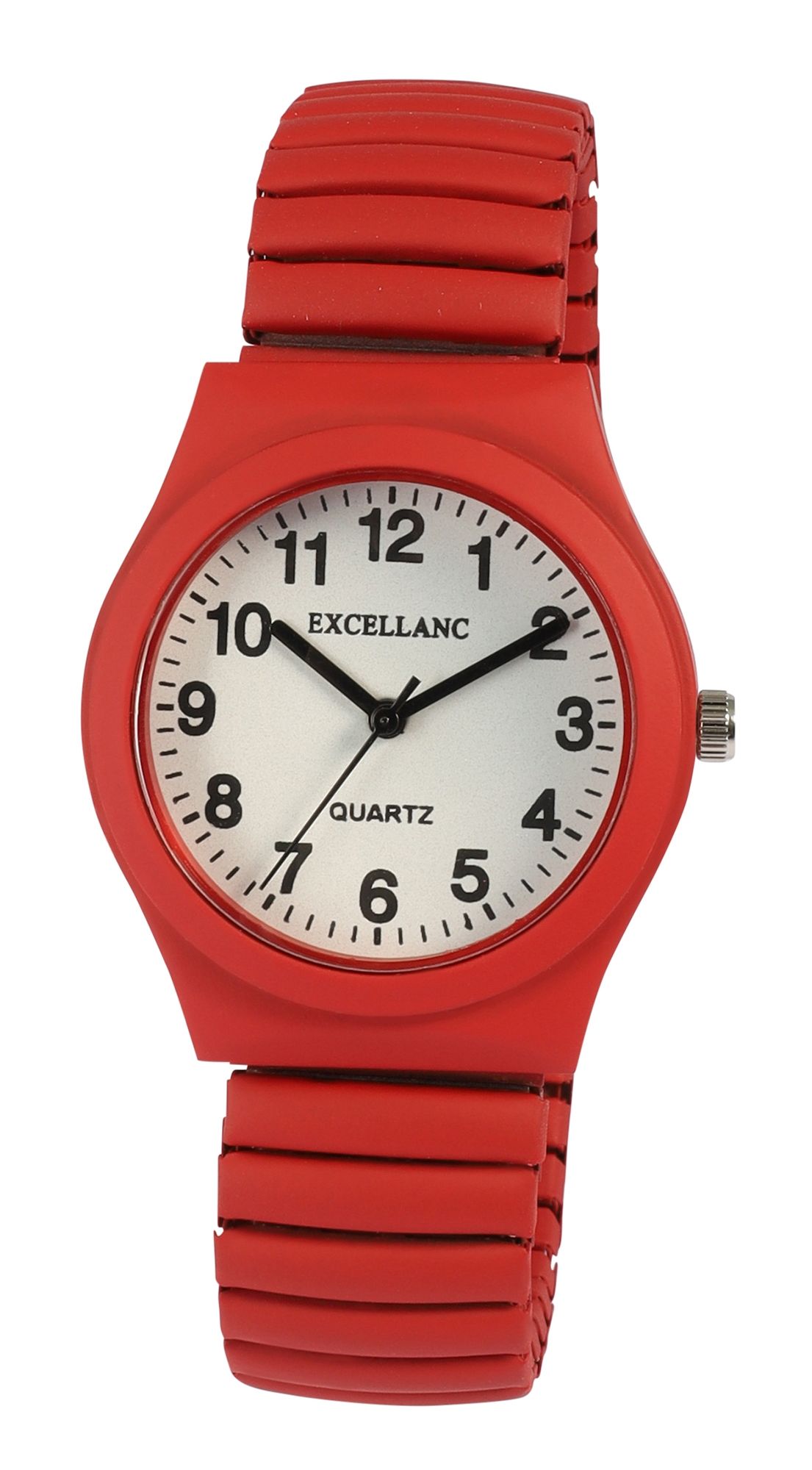 Excellanc Damenarmbanduhr mit Edelstahlzugband