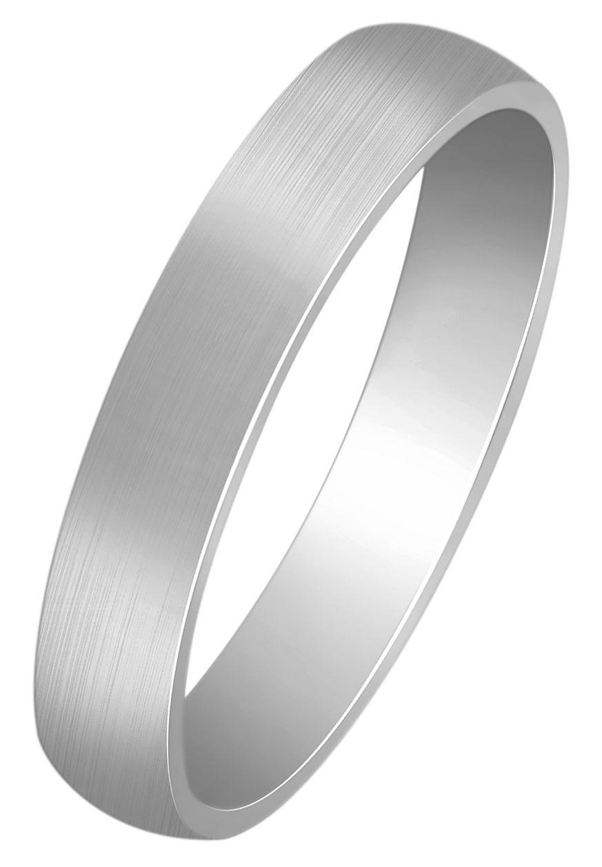 925/- Echt Silber Partnerring "Phille" für Herren, rhodiniert, Gr. 58