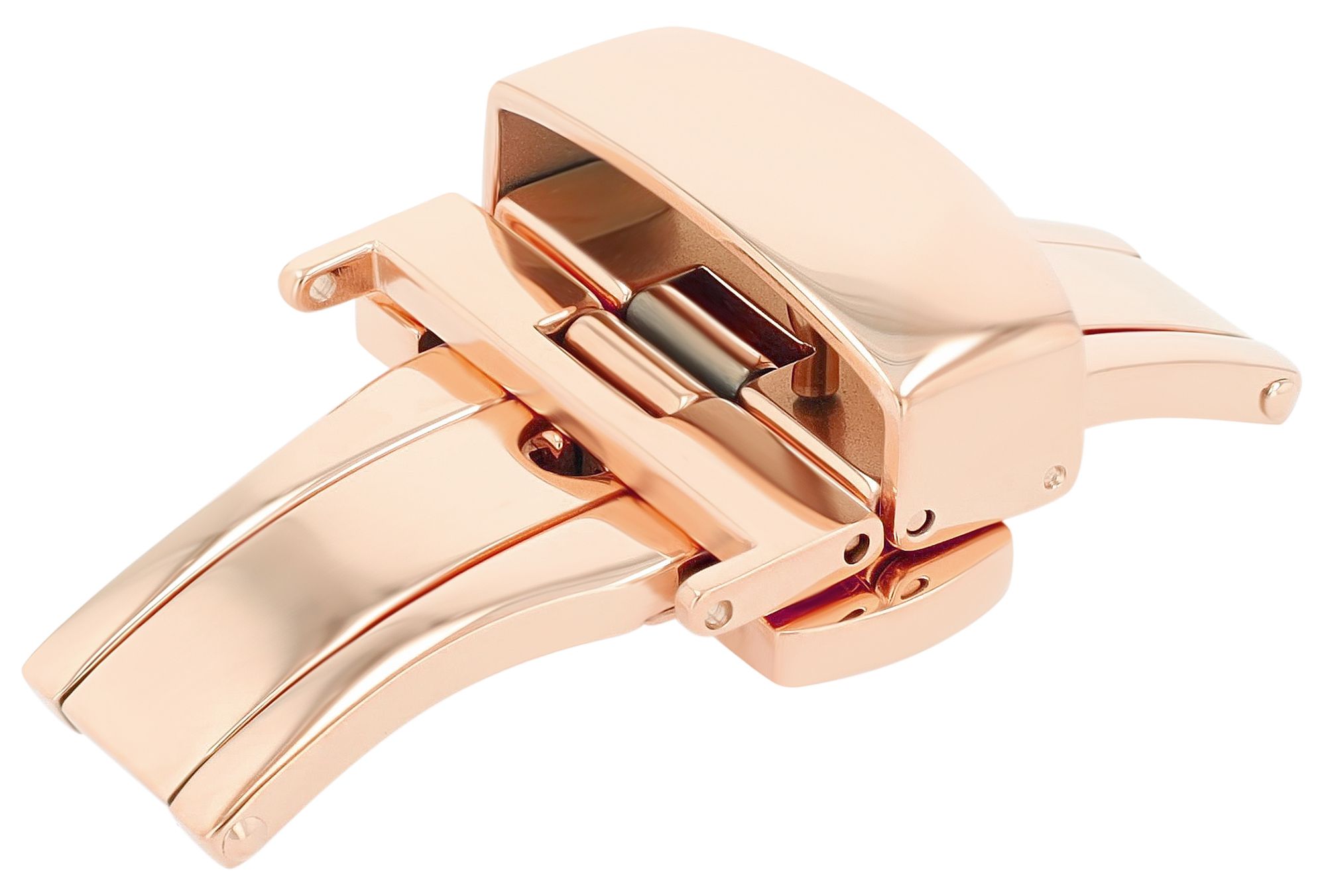 Butterflyschließe, Edelstahl, Schließenanstoß: 20 mm, roségoldfarben