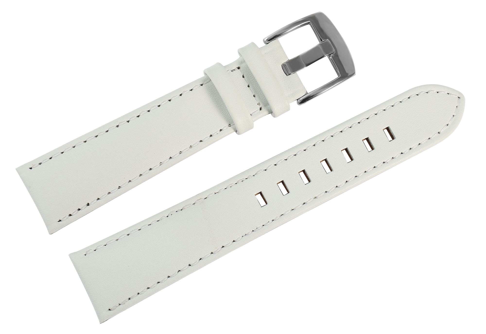 Echt Lederarmband, super soft, weiß