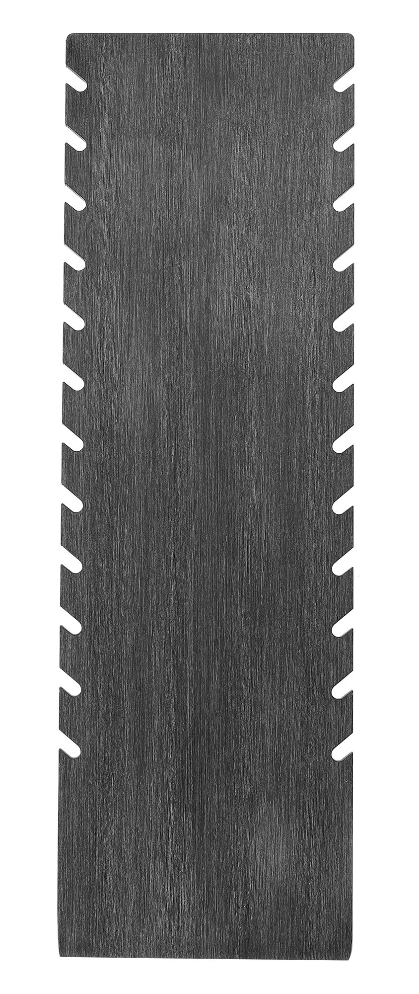 Acryl Aufsteller für 12 Ketten (Dekoserie Shiny), 24 cm, schwarz gebürstet