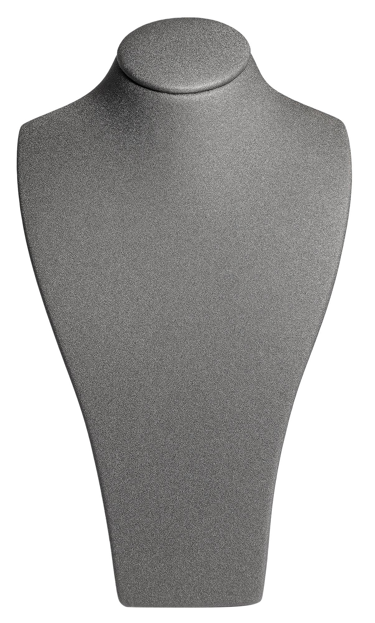Büste (Dekoserie Soft), PU-bezogen, 14,5 cm, grau