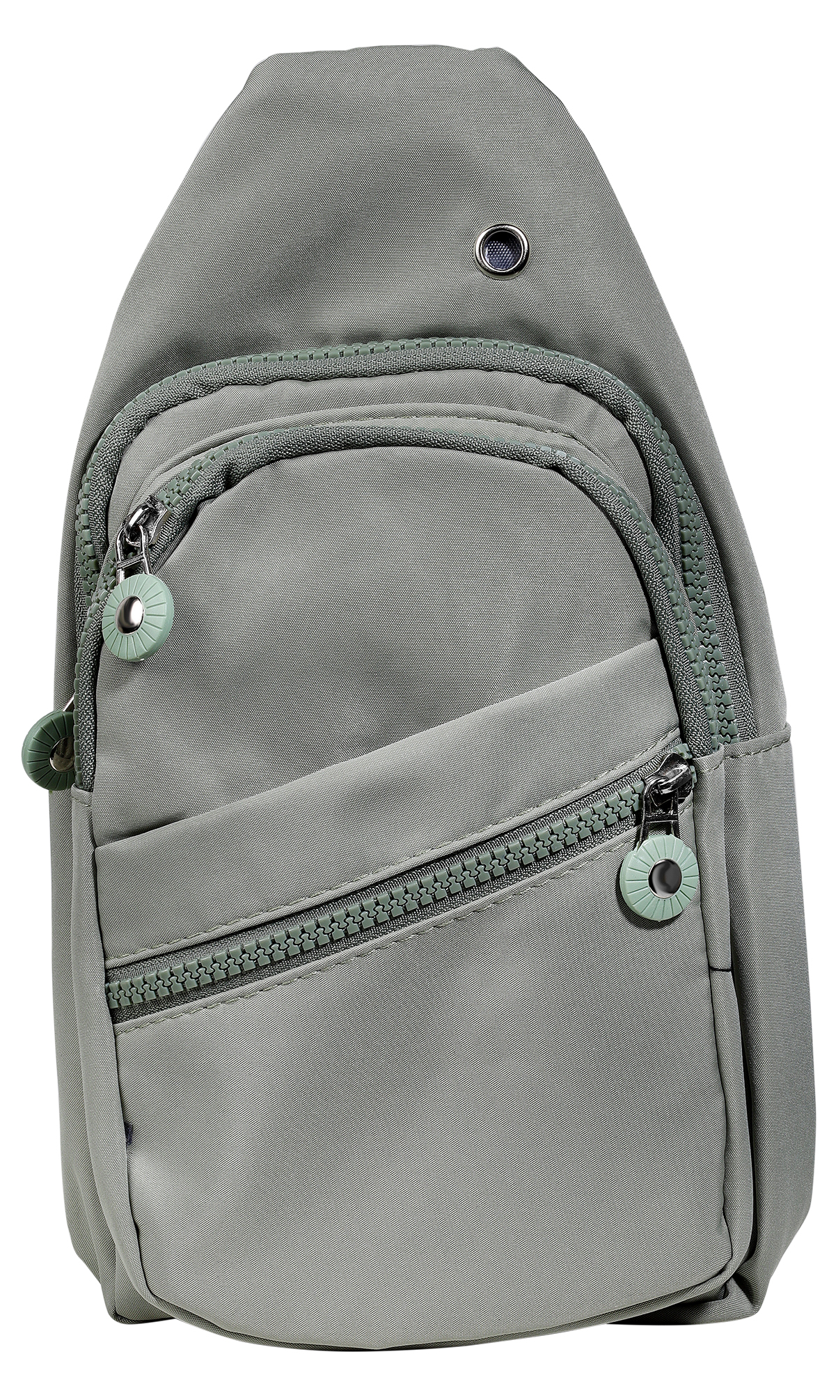 Brusttasche/ Cross Body Bag, Textil mit verstellbarem Gurt, 4 Stück/Pack, grün