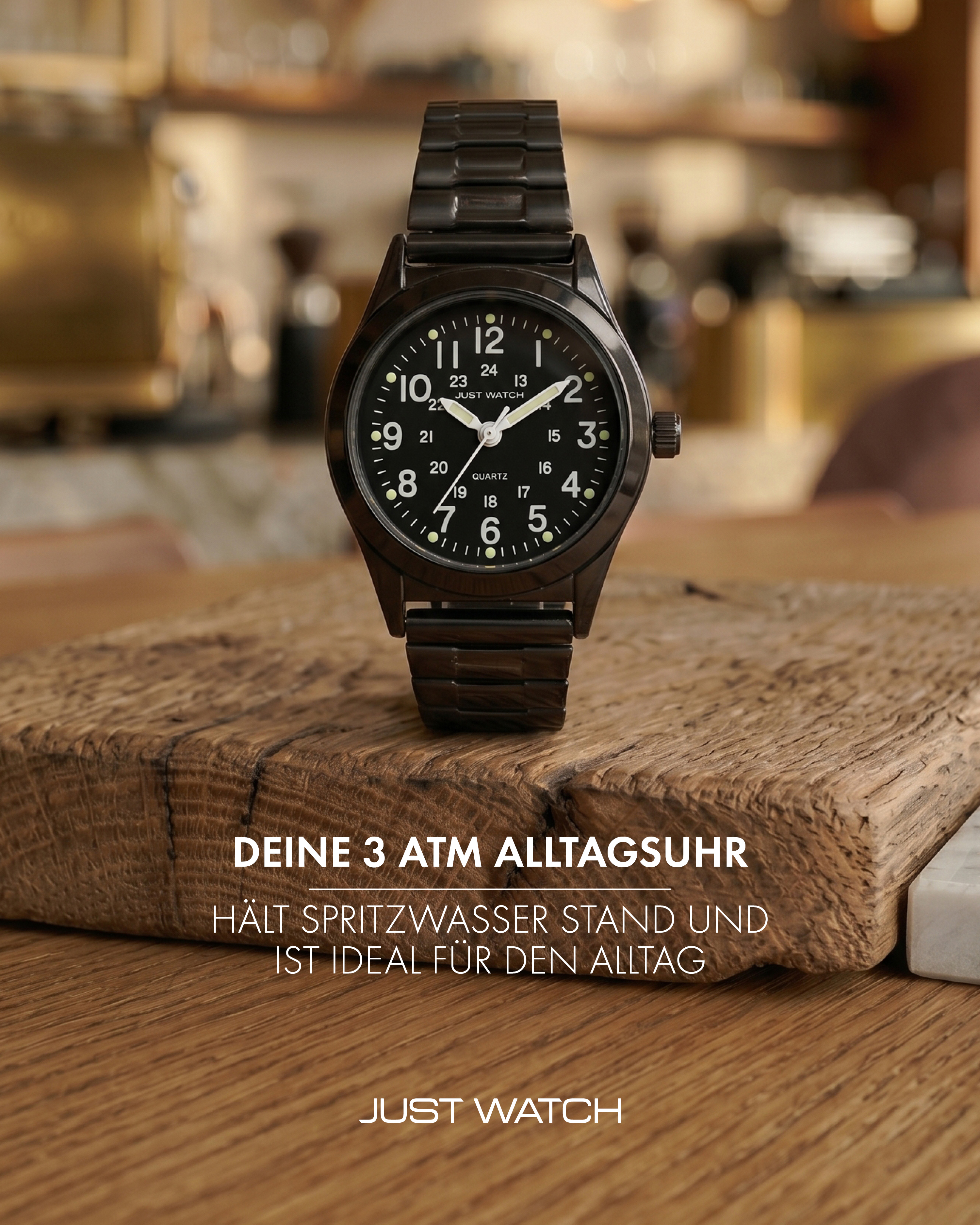 Just Watch Damenuhr "May" mit Edelstahlzugband, Ø 27,5 mm