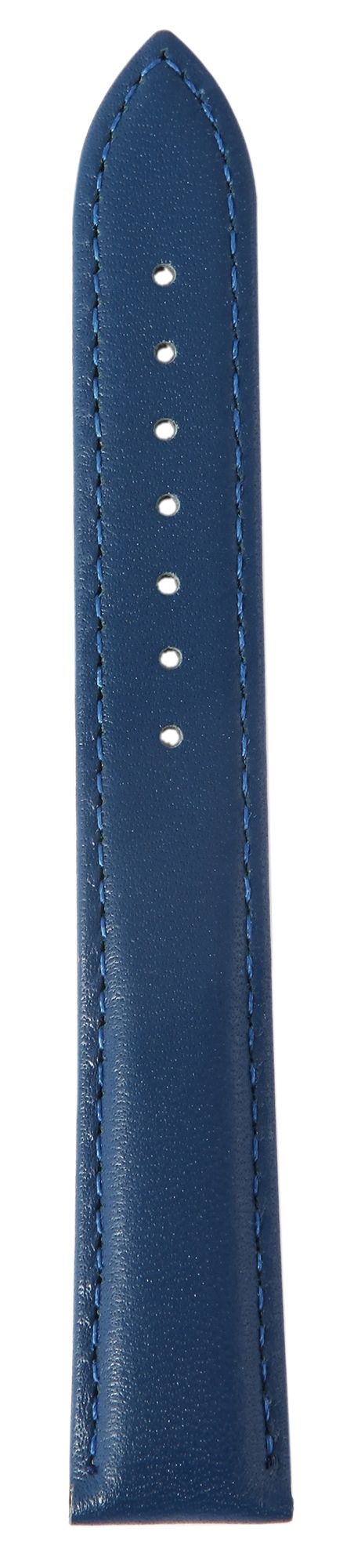Echtleder-Uhrenarmband, dunkelblau, 12 mm