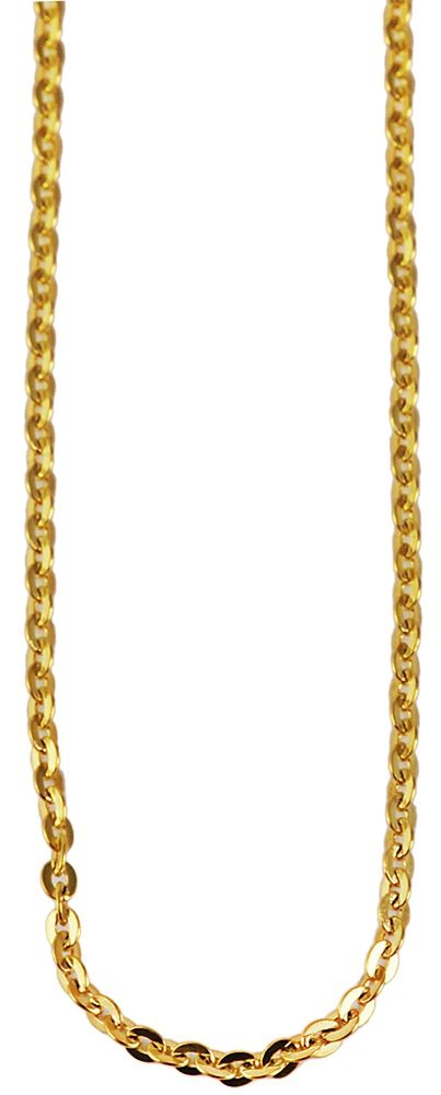 "Tiessa" Akzent Edelstahl Ankerkette Gr 50 cm/ 2 mm, goldfarben
