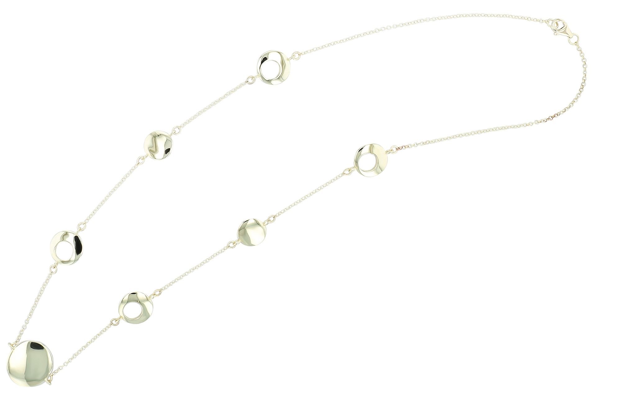 333/- Gold "Finola" Kette mit Elementen, 8 Karat, Gelbgold