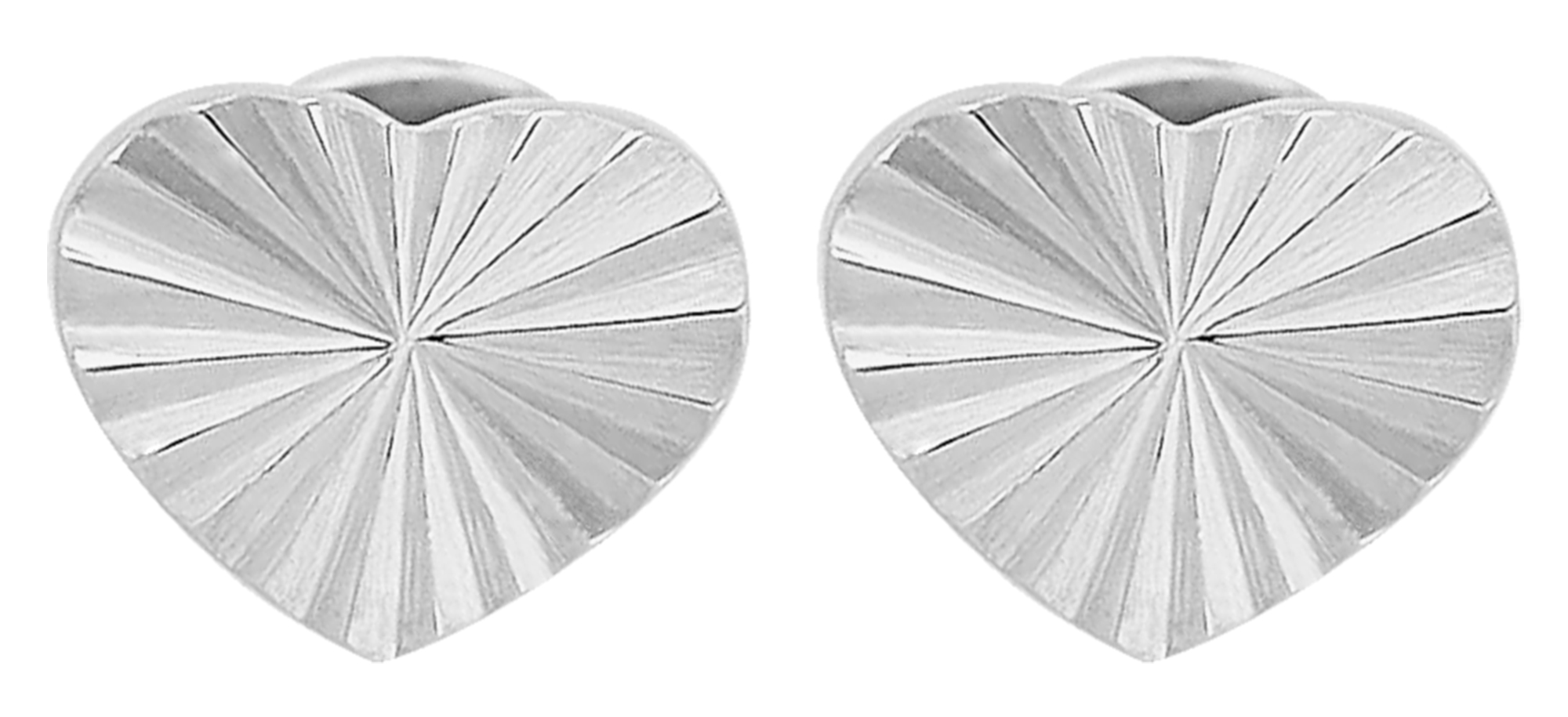 "Kosul", Edelstahl Ohrstecker/-piercing, Herz