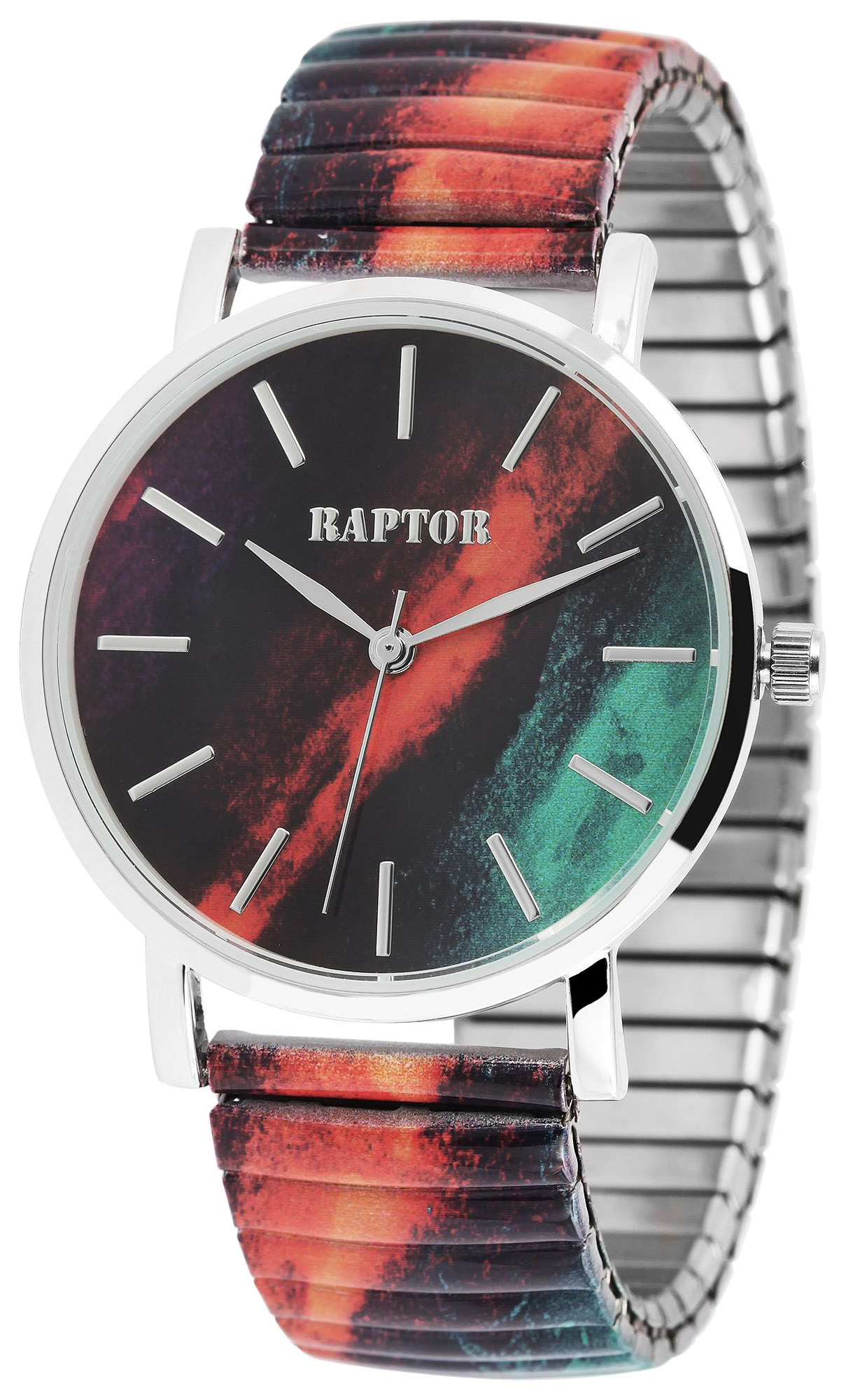 Raptor Damenuhr "Colorful" mit Zugarmband