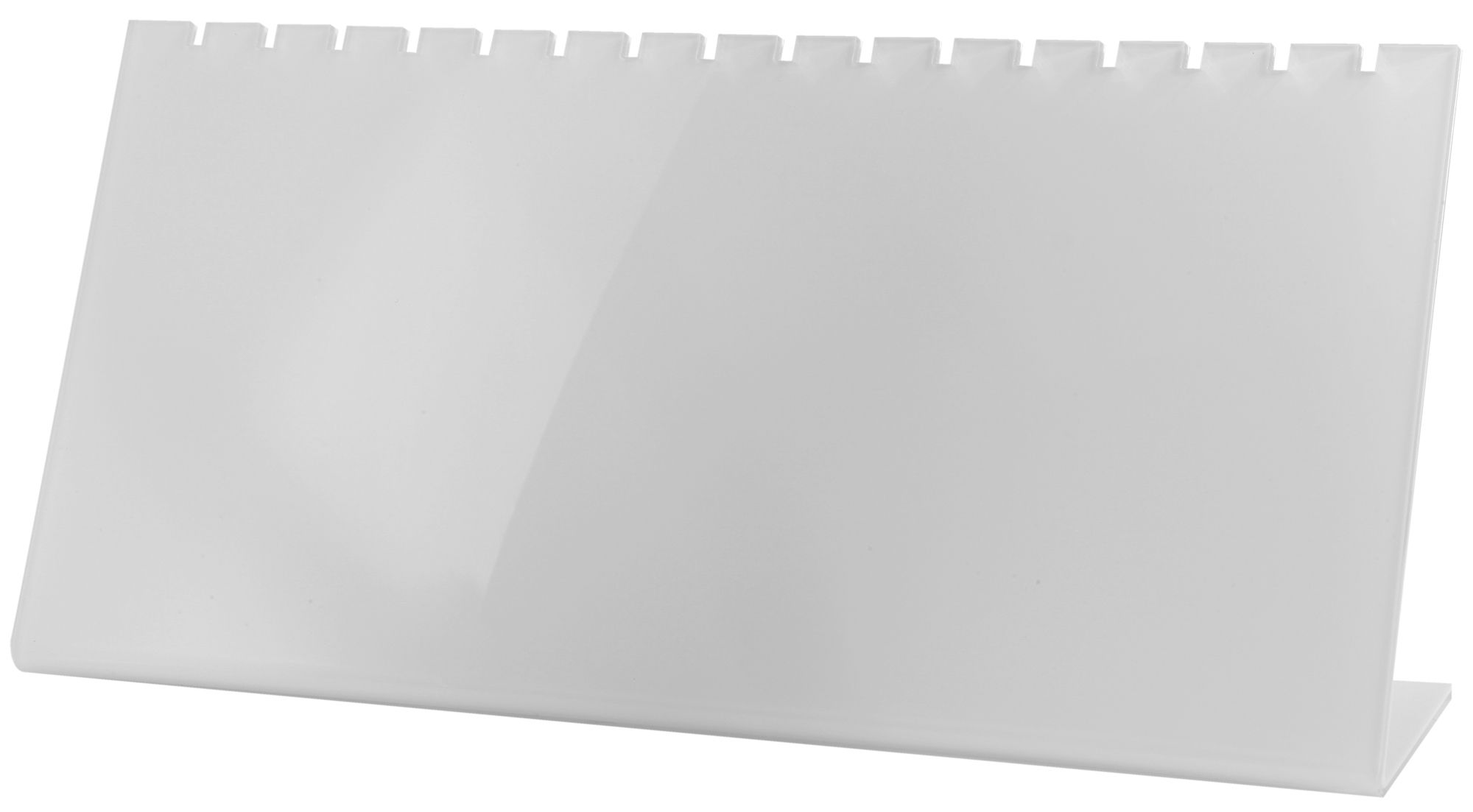 Display für Ketten, 25,5 cm x 12,5 cm x 6 cm, weiß