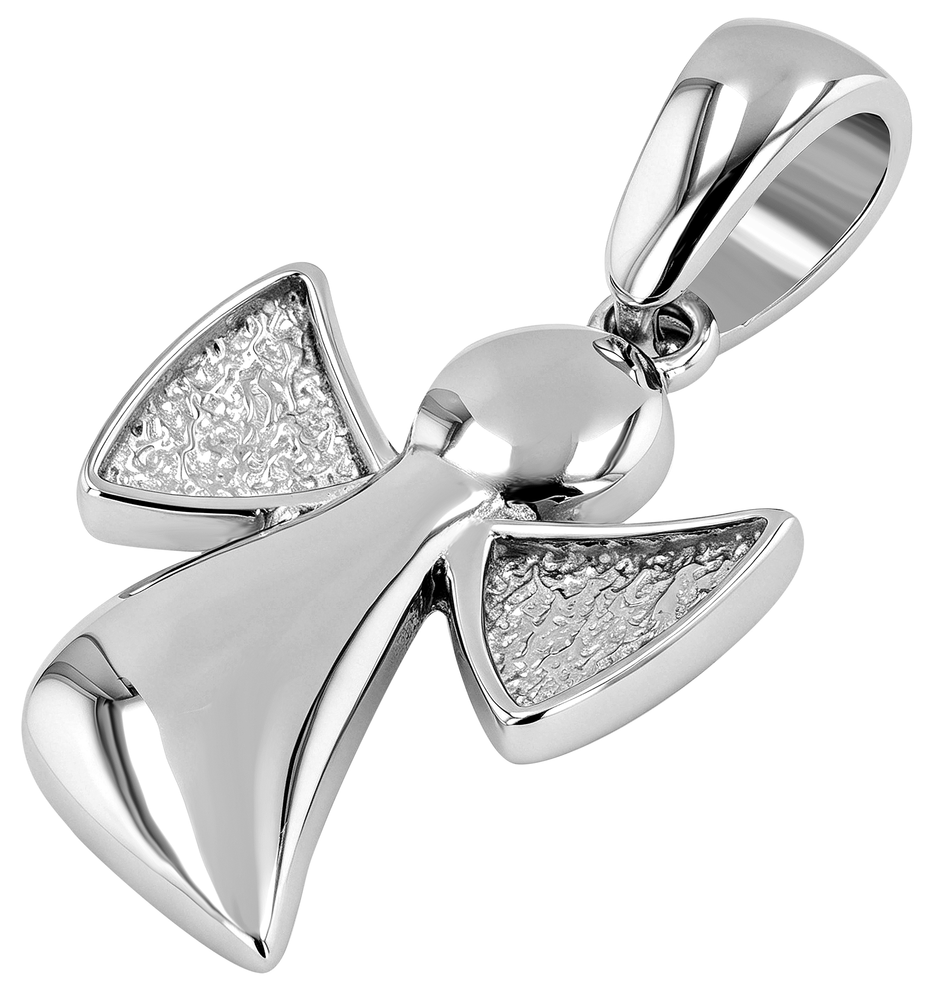 Schutzengel "Divina" 925/- Echt Silber Anhänger - Engel, rhodiniert