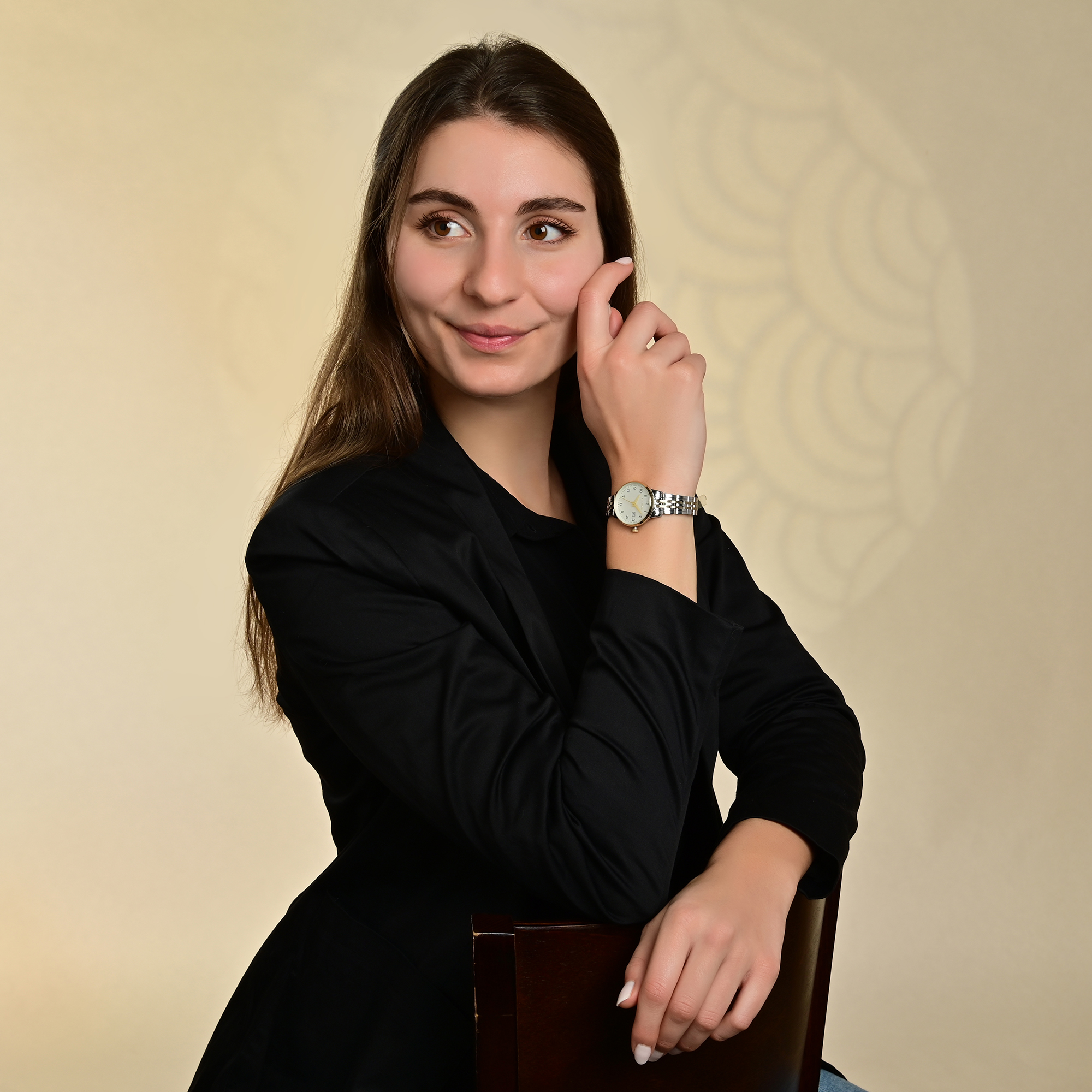 Just Watch Damenuhr "Elizabeth", Edelstahlarmband, Ø 31 mm, bicolor (silber-/ goldfarben)