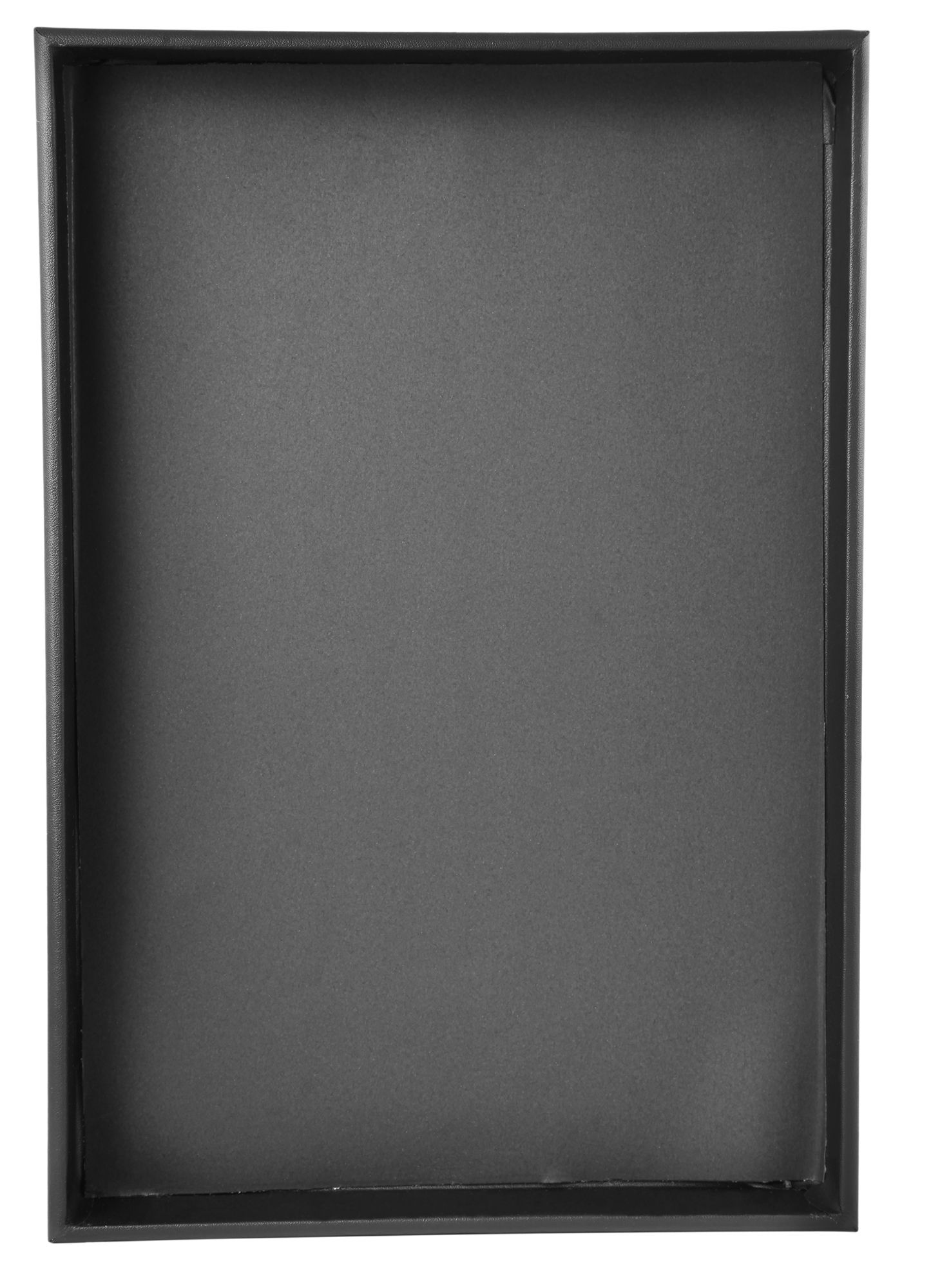 Schmucktablett zur Präsentation ohne Inlays, schwarz, 34,5 cm x 23,5 cm x 4,5 cm