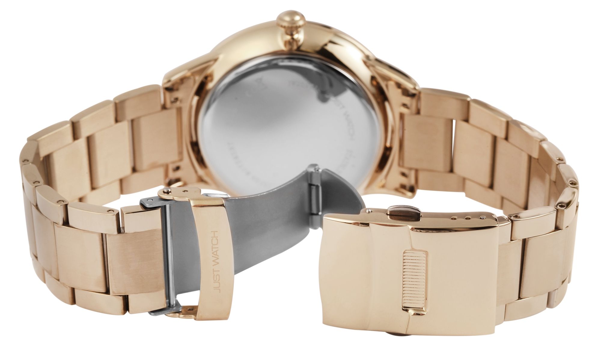 Just Watch Herrenuhr mit Edelstahlarmband, goldfarben