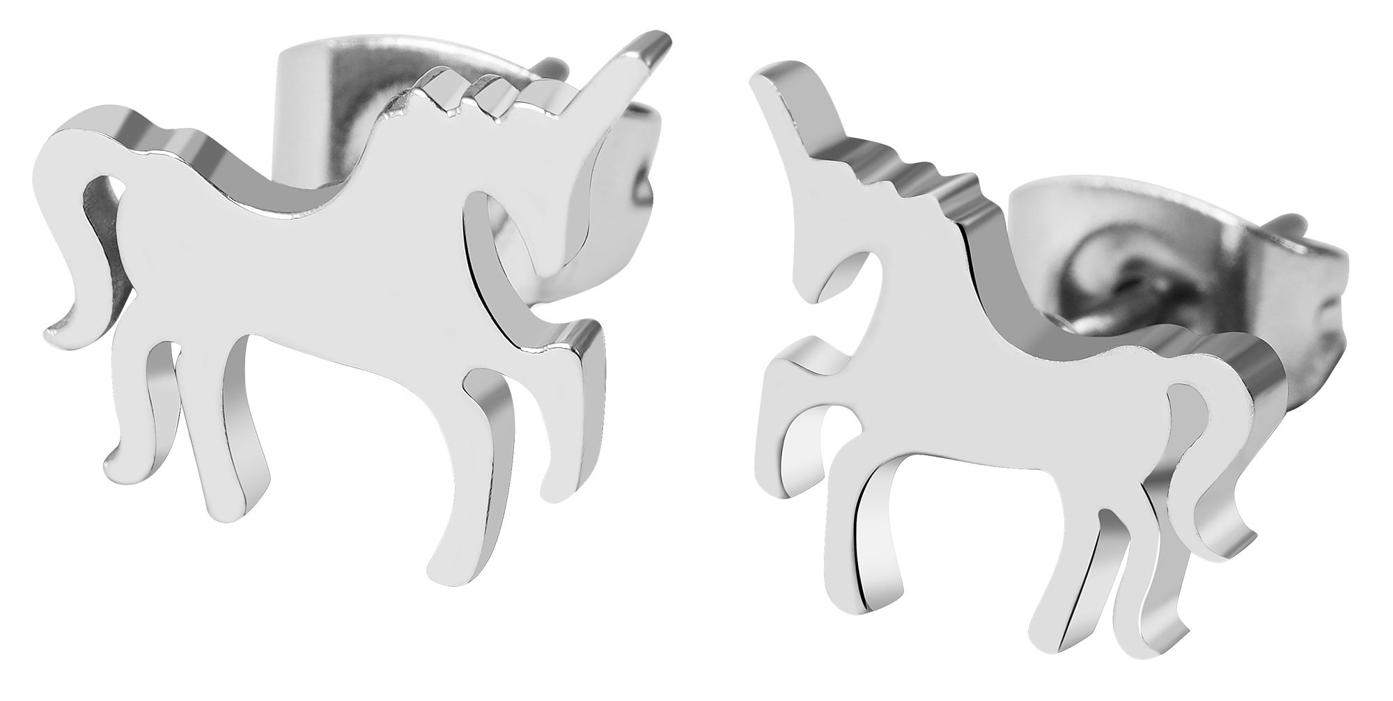 "Alltagszauber Caz" Edelstal Kinder-Ohrstecker - Einhorn