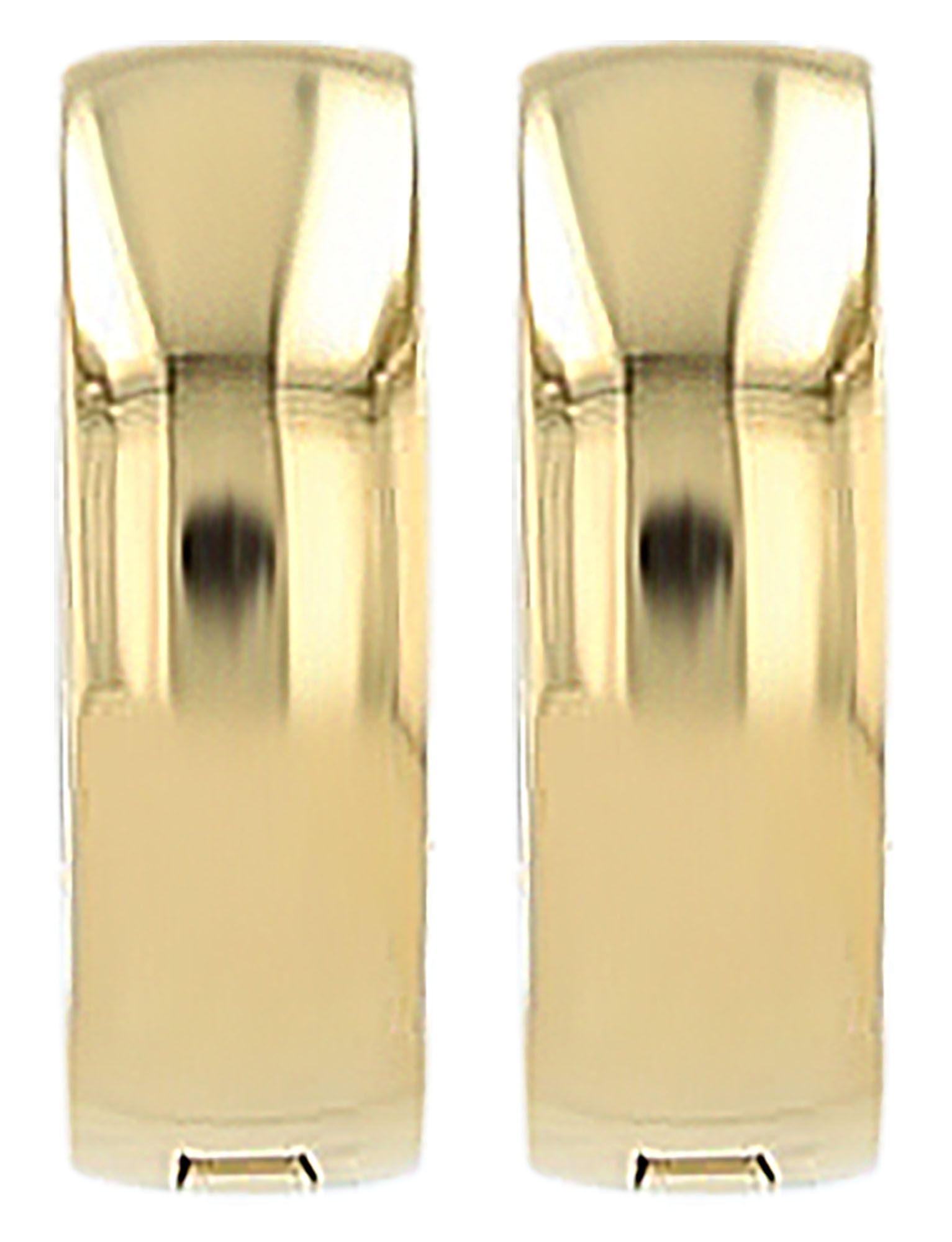 "Chelsie" Edelstahl Klapp-Creolen Ø 9 mm, goldfarben