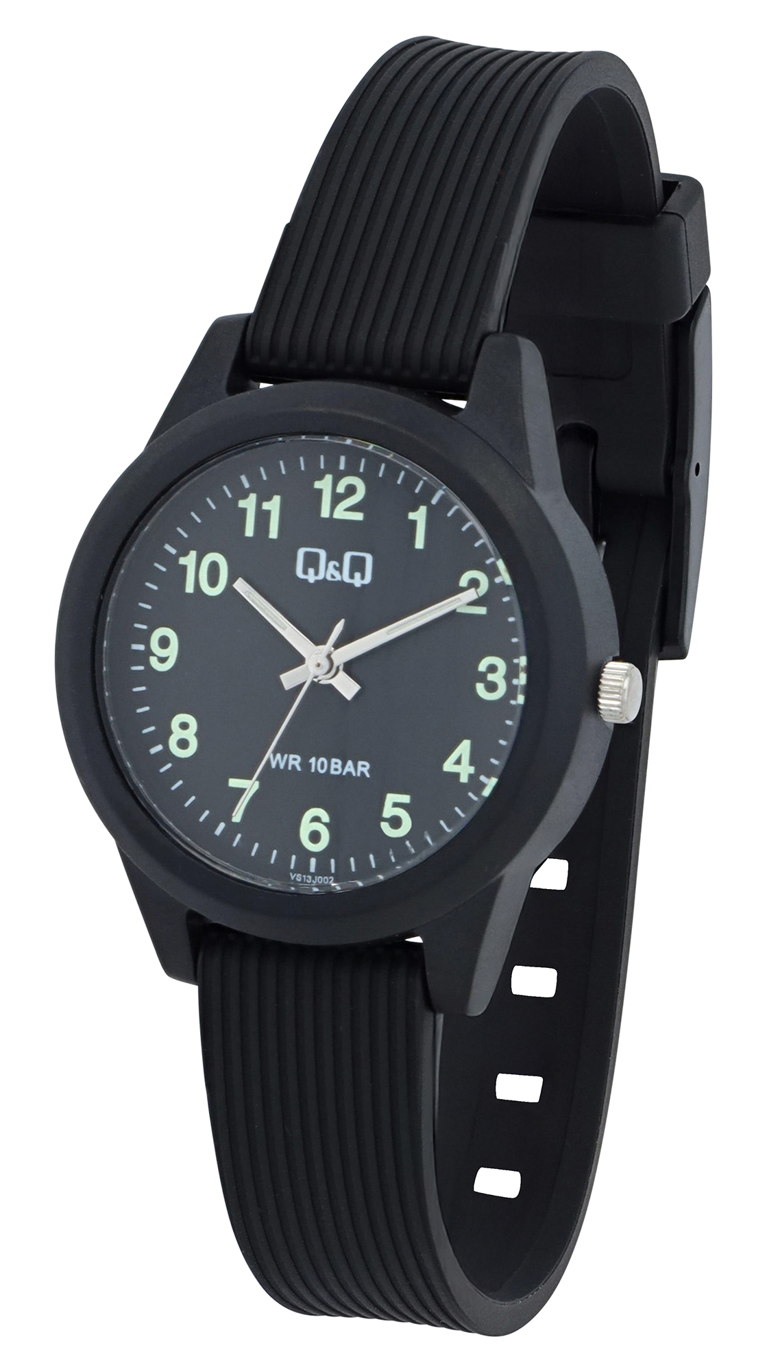 Q&Q Damen-/ Jugenduhr, Resinband, 10 ATM, Ø 32 mm,